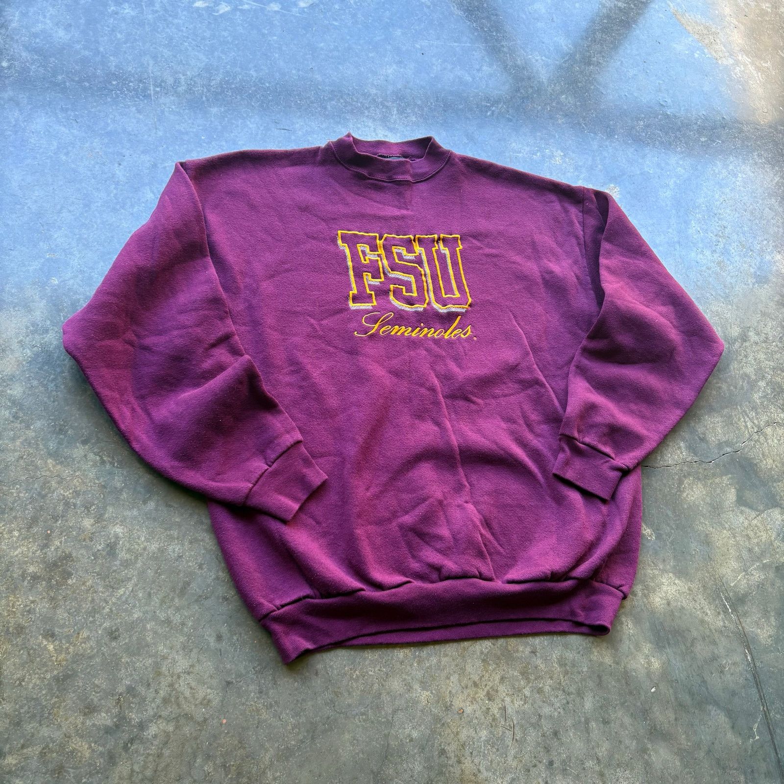 Vintage Vintage Florida State Seminoles Football Sweatshirt Size US XL / EU 56 / 4 - 2 Thumbnail