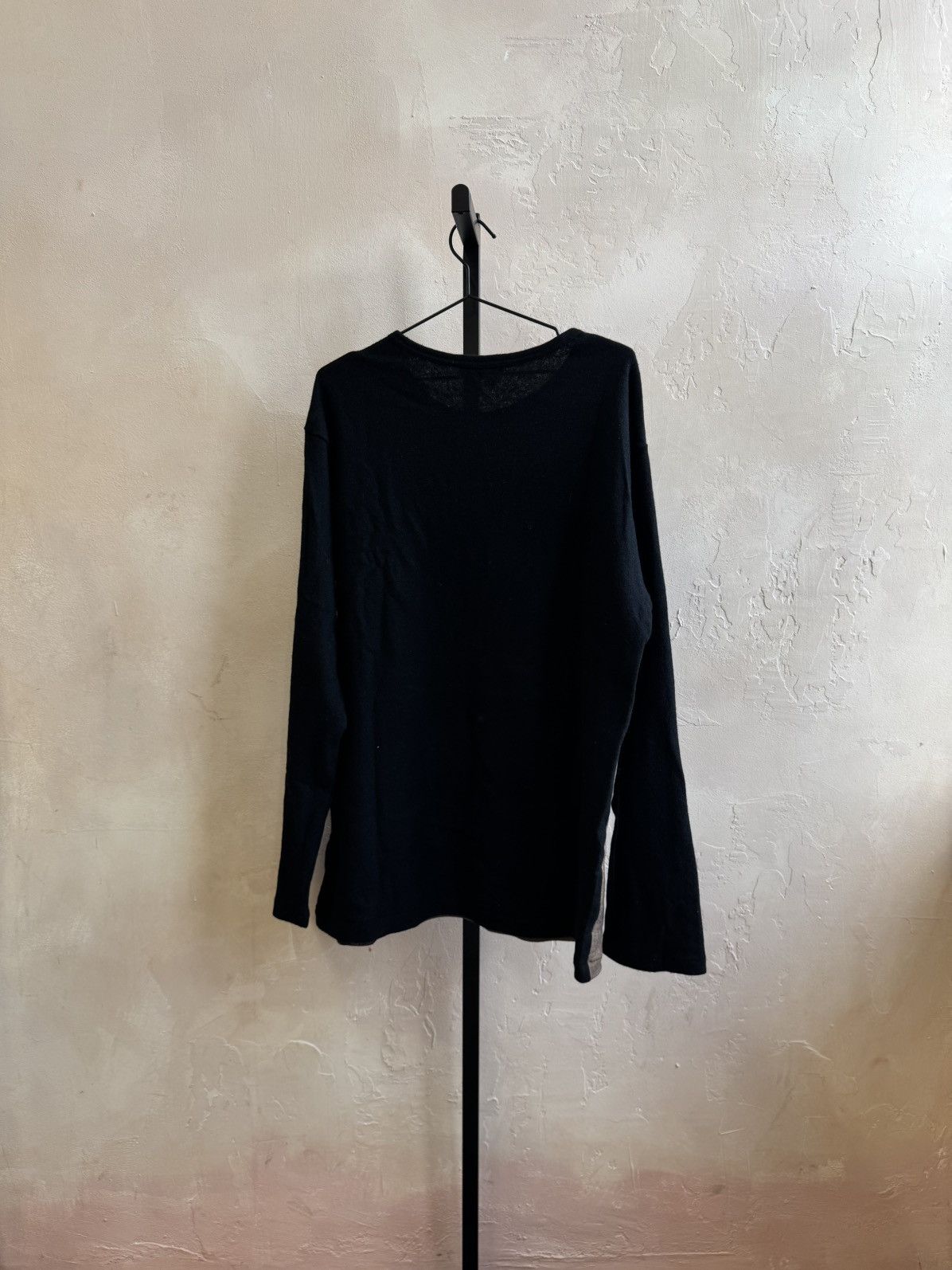 Yohji Yamamoto SS19 OVERSIZED POUR HOMME KNIT WOOL SWEATER CREWNECK YOHJI Size US L / EU 52-54 / 3 - 3 Thumbnail