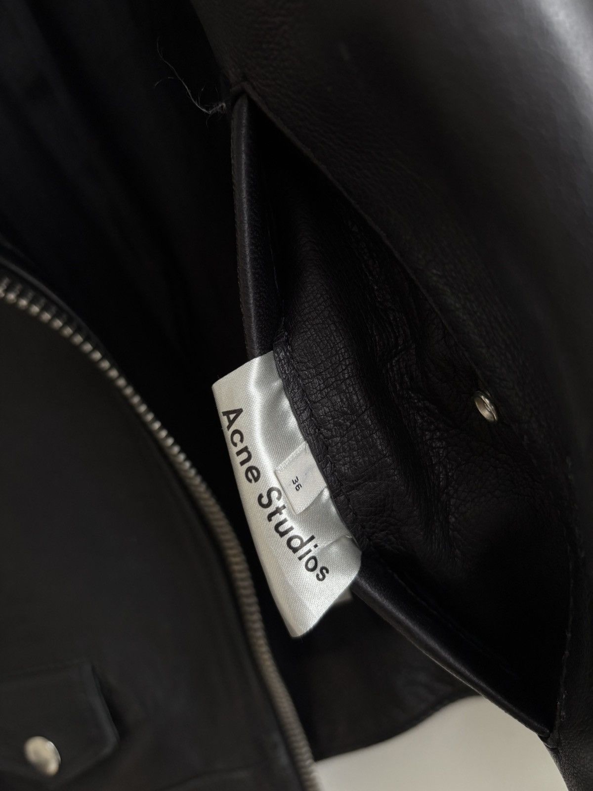 Acne Studios Acne Studios Leather Jacket Size XS / US 0-2 / IT 36-38 - 6 Thumbnail