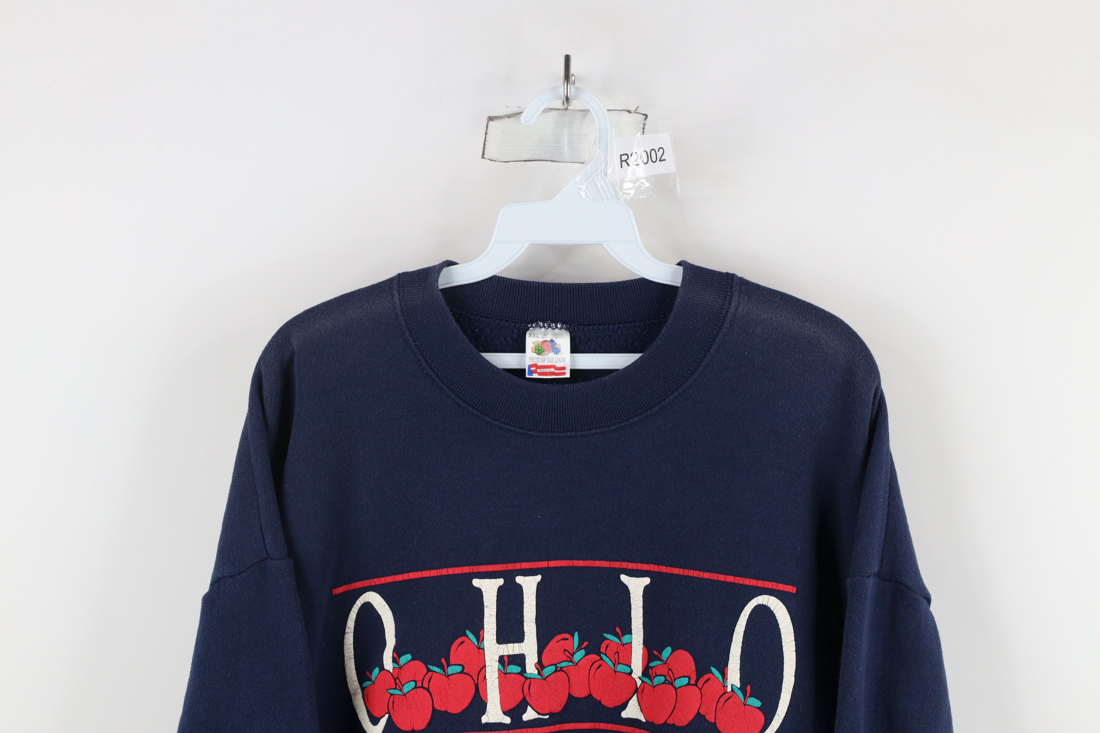 Vintage Vintage 90s Streetwear Out Ohio Apple Orchard Sweatshirt USA Size XXL / US 16-18 / IT 52-54 - 2 Thumbnail