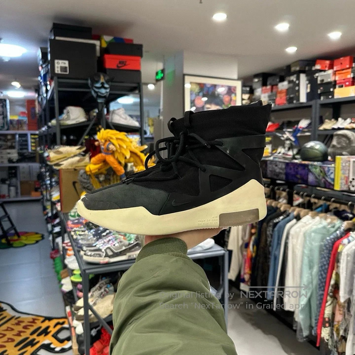 Fear of God Fear of God Fog High-Top Black. Size US 11 / EU 44 - 2 Thumbnail