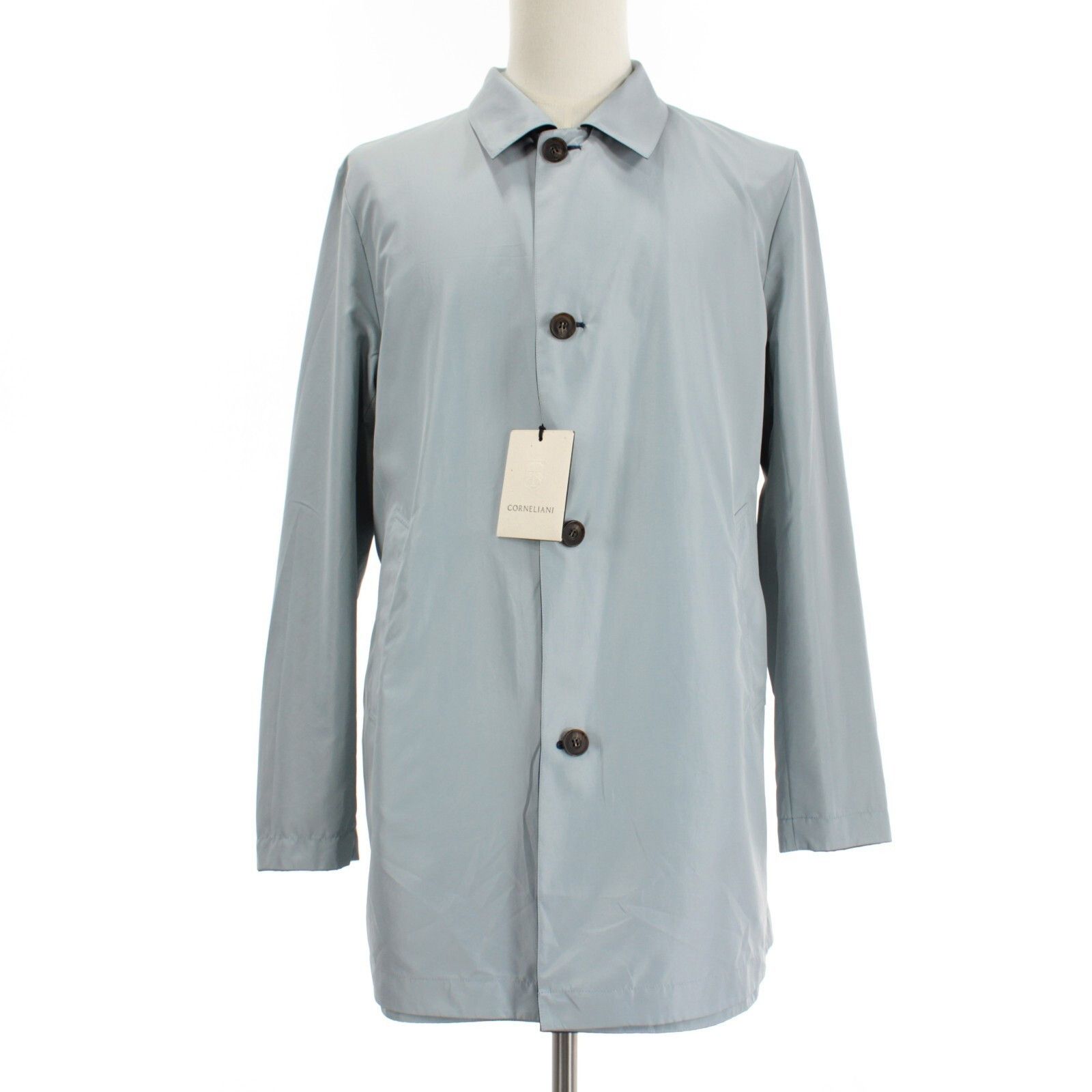 Corneliani Corneliani Jacket Size M US In Blue Polyester Size US M / EU 48-50 / 2 - 7 Thumbnail