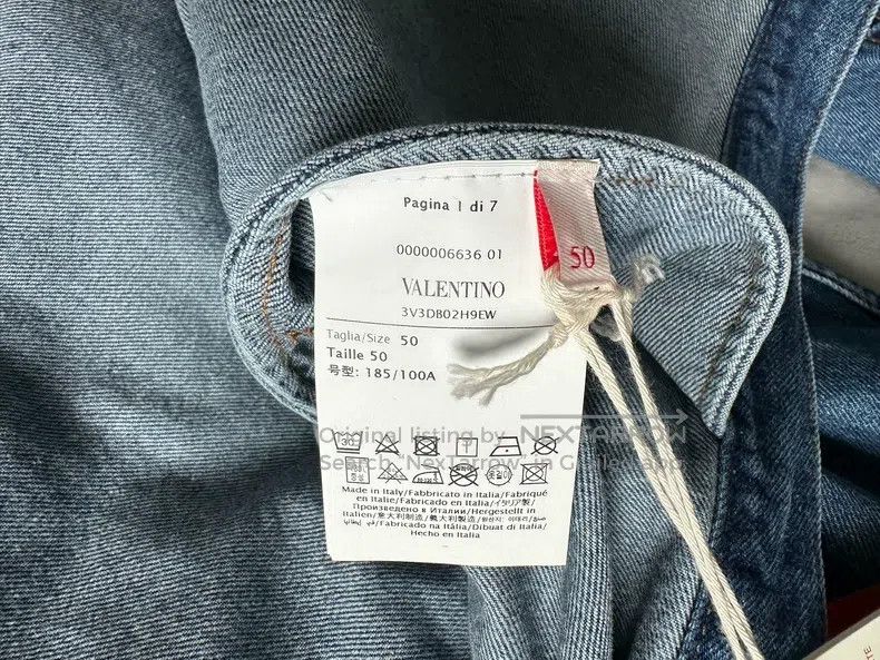 Valentino Valentino Washed denim jacket Size US M / EU 48-50 / 2 - 8 Thumbnail
