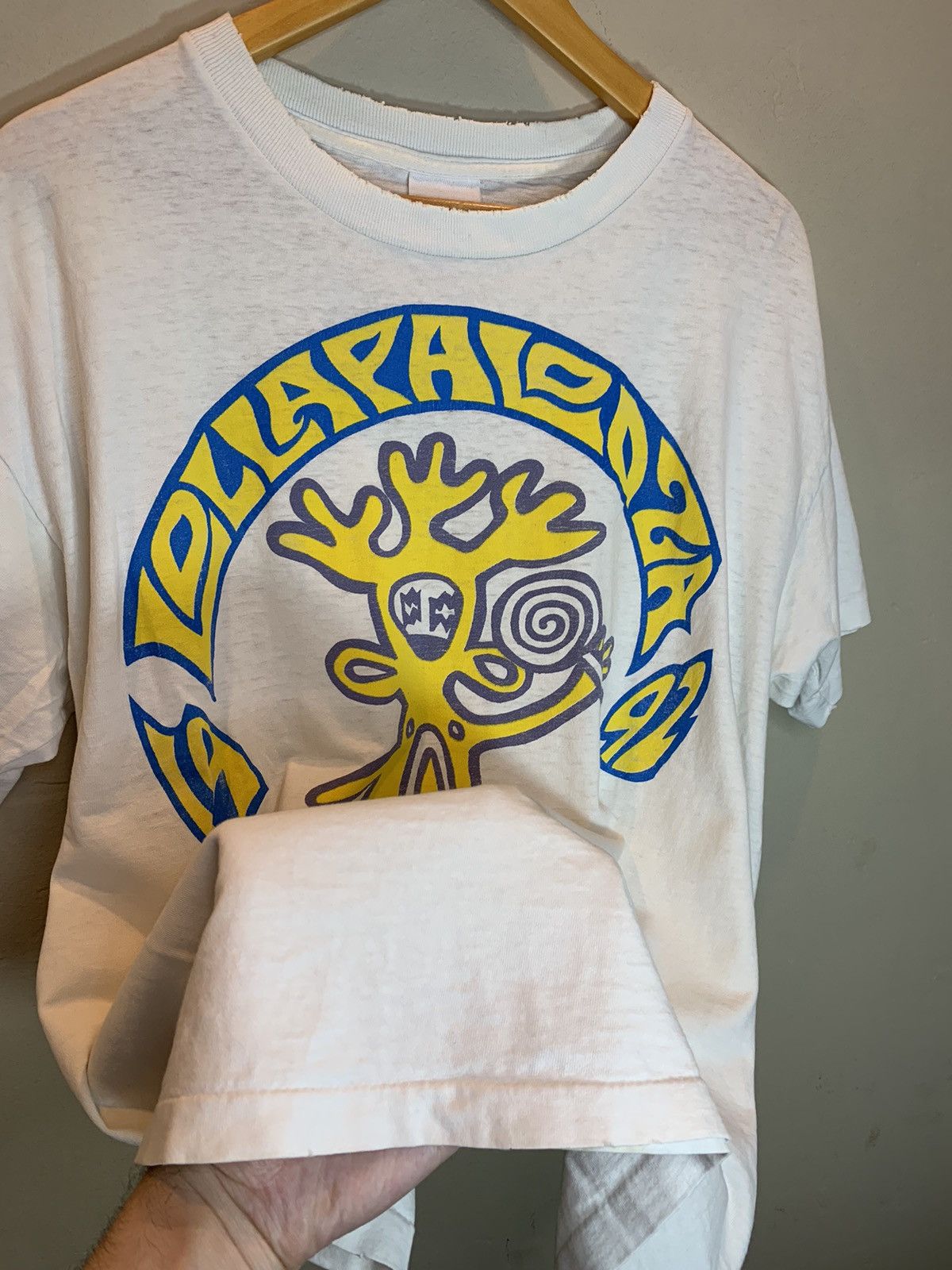 Band Tees RARE* Vintage 1992 Lollapalooza Festival Single Stitch Shirt Size US L / EU 52-54 / 3 - 6 Thumbnail