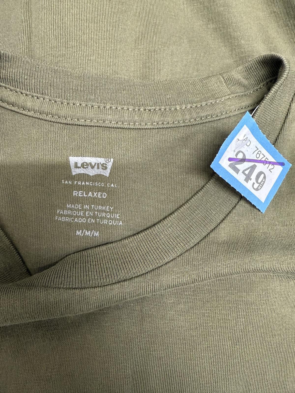 Levi's Levi's Olive Green Logo T-Shirt Size US M / EU 48-50 / 2 - 4 Thumbnail