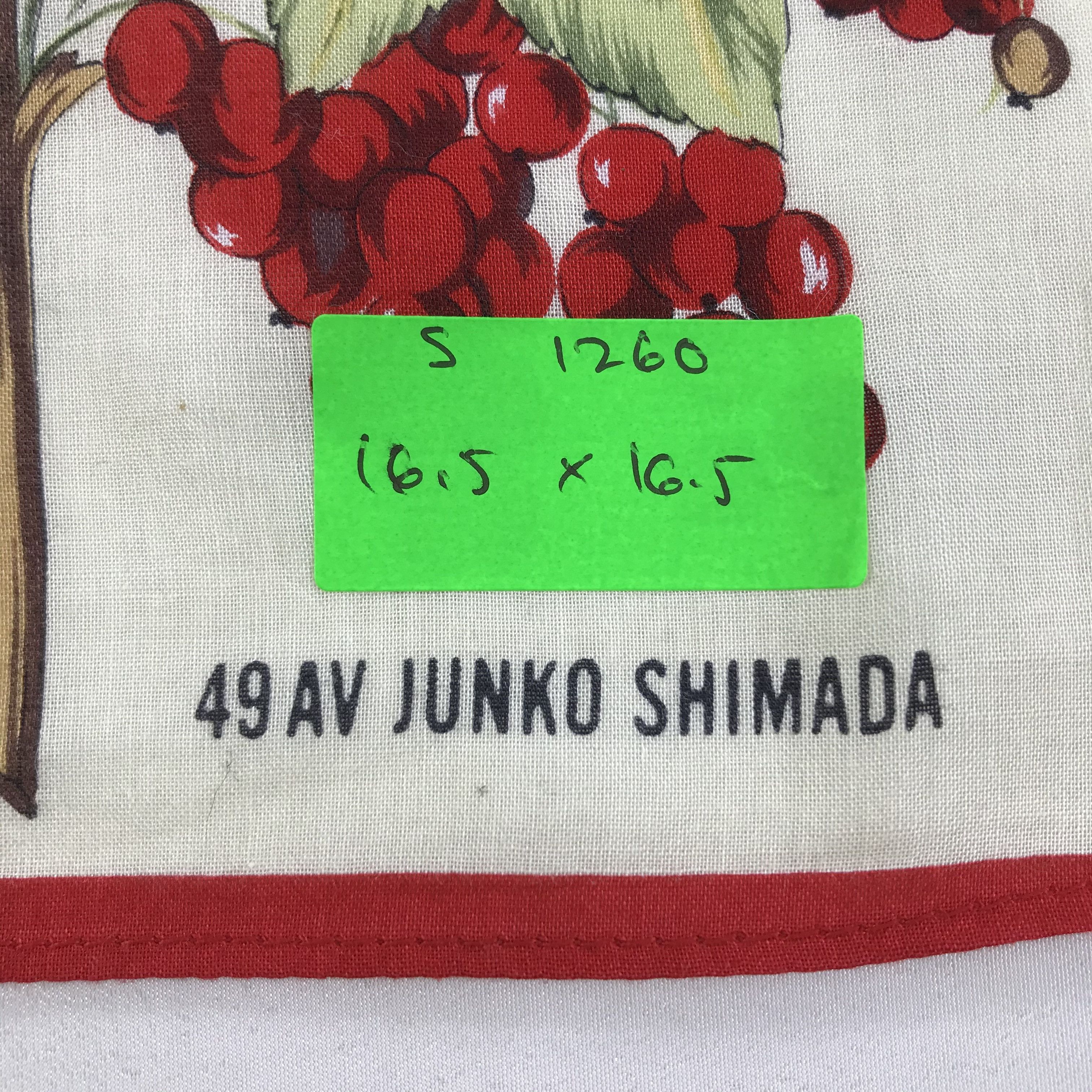 Junko Shimada × Vintage Junko Shimada Bandana / Handkerchief / Neckerchief - S1260 Size ONE SIZE - 5 Thumbnail
