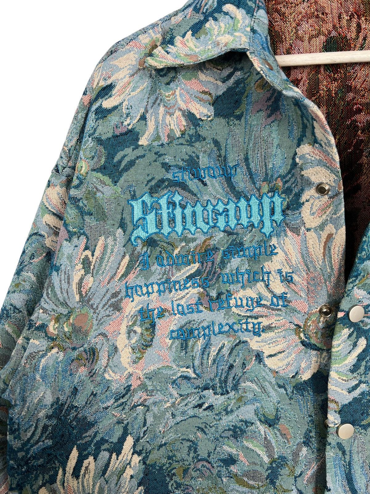 Japanese Brand 🔥 OVERFLOWER EMBROIDERY JACKET Size US L / EU 52-54 / 3 - 13 Thumbnail