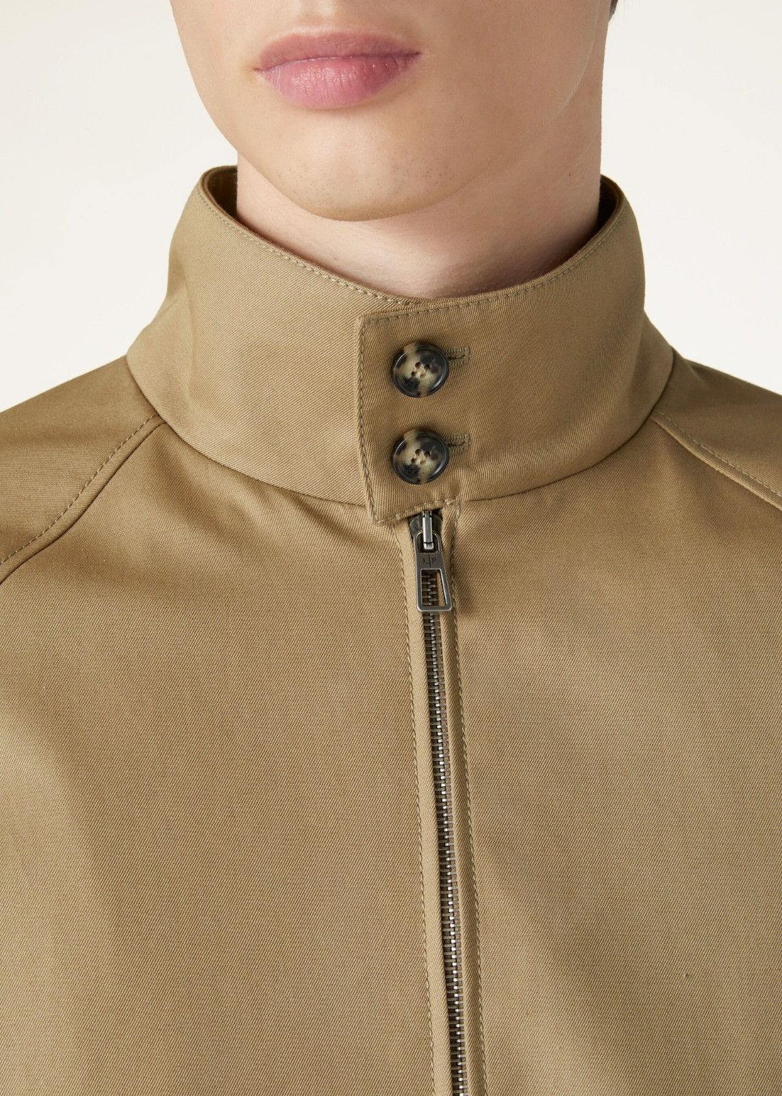 Loro Piana o1srvl11e0125 Cotton Gabardine Bomber Jacket in Brown Size US L / EU 52-54 / 3 - 7 Thumbnail