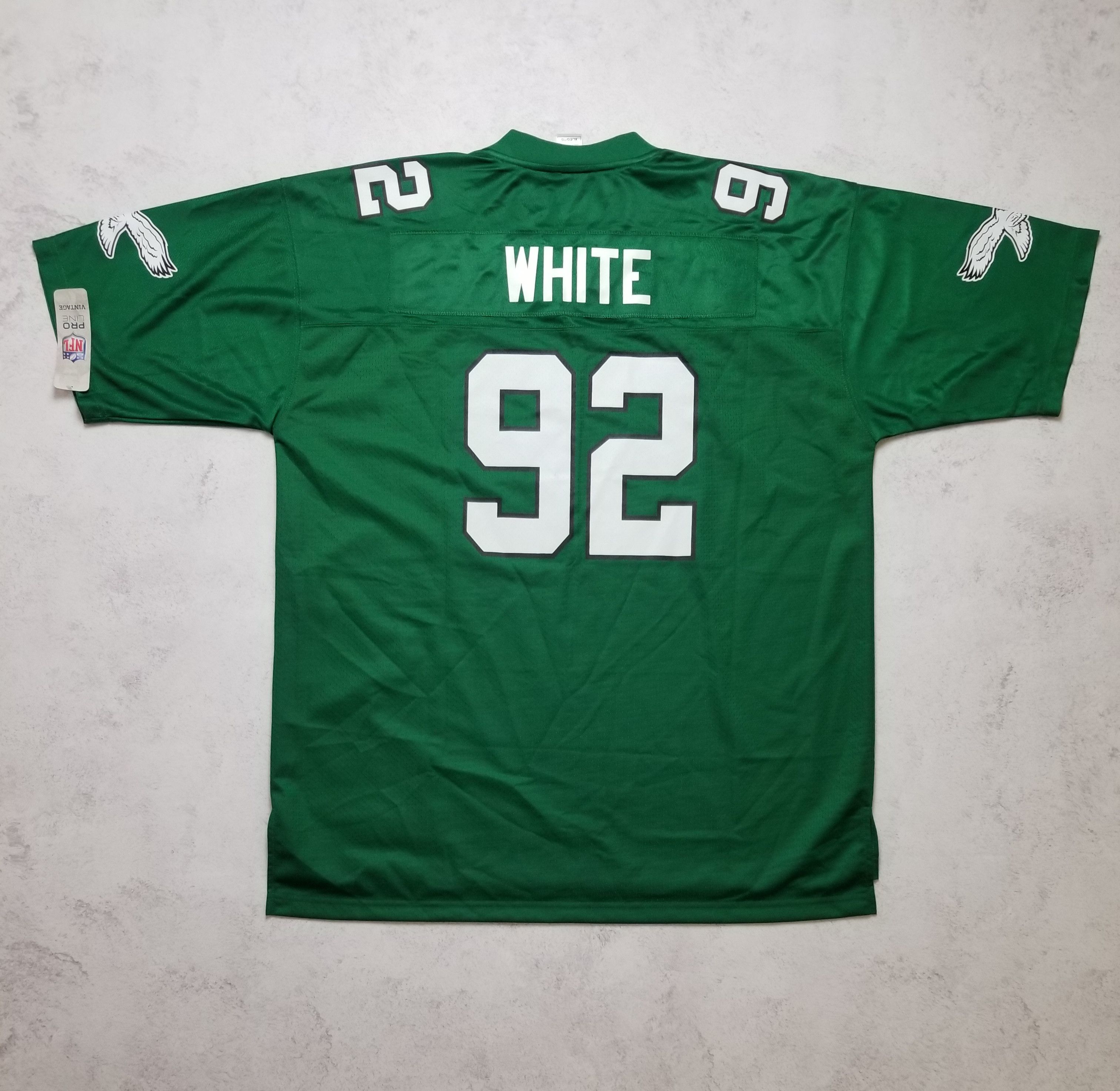Pro Line Pro Line Vintage NFL Philadelphia Eagles #92 White Jersey Size US XL / EU 56 / 4 - 2 Thumbnail