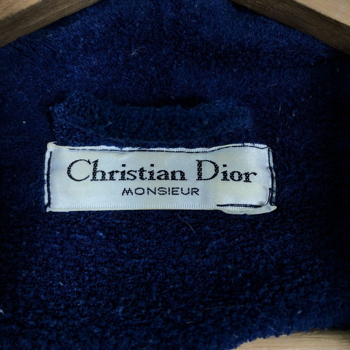 Christian Dior Monsieur 🔥Rich Blue - Wool Long Bath Robe Luxury Wear Size US M / EU 48-50 / 2 - 12 Thumbnail