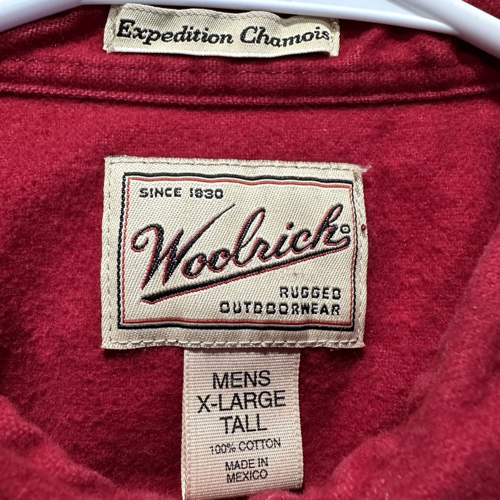 Vintage Woolrich Expedition Flannel Shirt Mens XLT Red Outdoor Rugged Workwear Chamois Size US XL / EU 56 / 4 - 4 Thumbnail