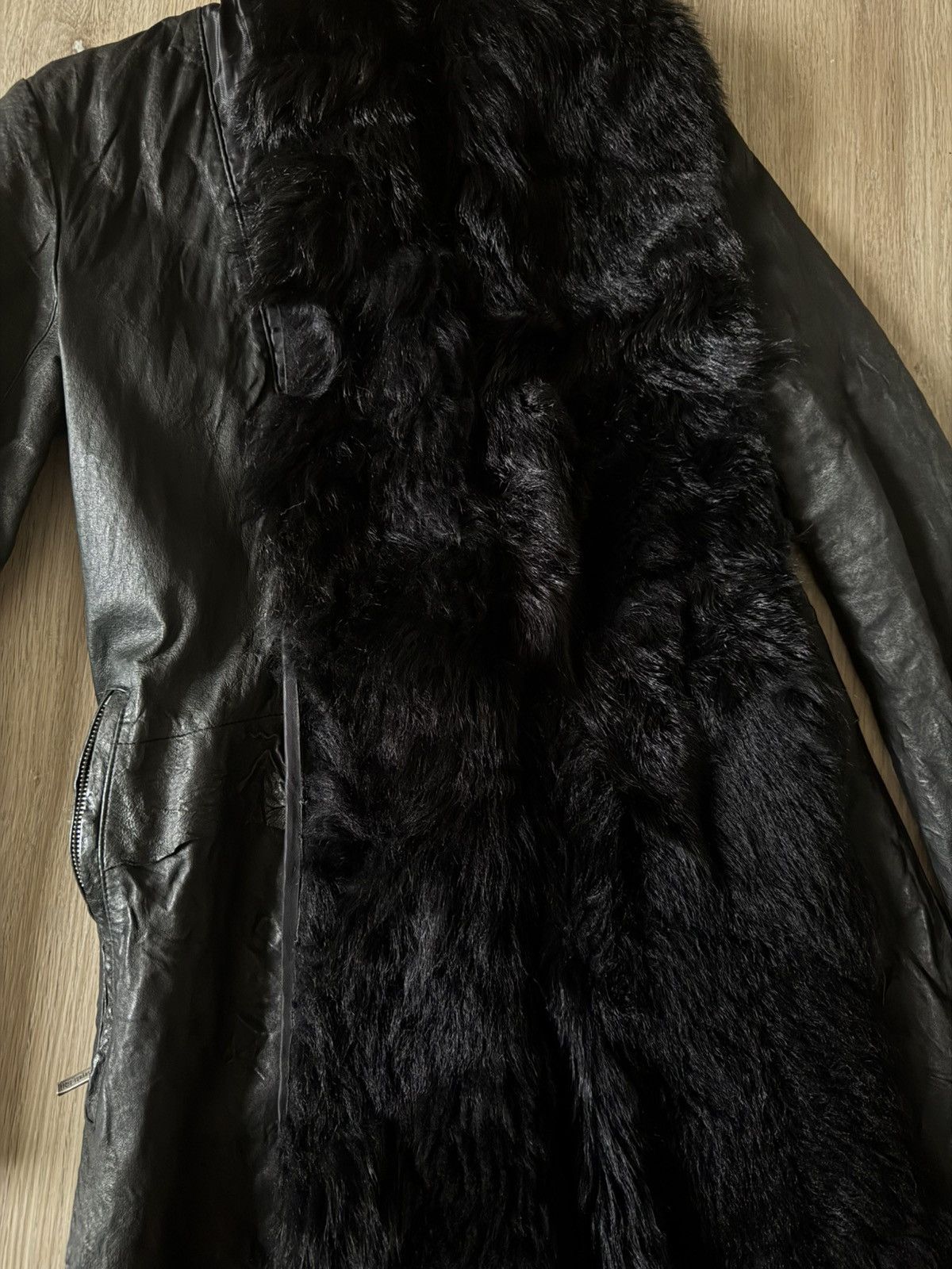 Yasuyuki Ishii Yasuyuki Ishii Leather Mouton Trench Coat Size US S / EU 44-46 / 1 - 3 Thumbnail