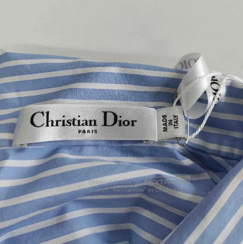 Dior Dior Striped Cotton Shirt for Women . Size S / US 4 / IT 40 - 3 Thumbnail
