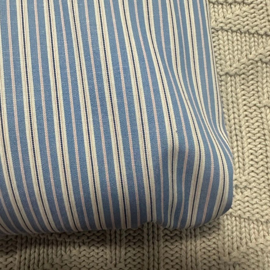 Sulka Sulka blue striped button down size 17.5 Size US XL / EU 56 / 4 - 4 Thumbnail