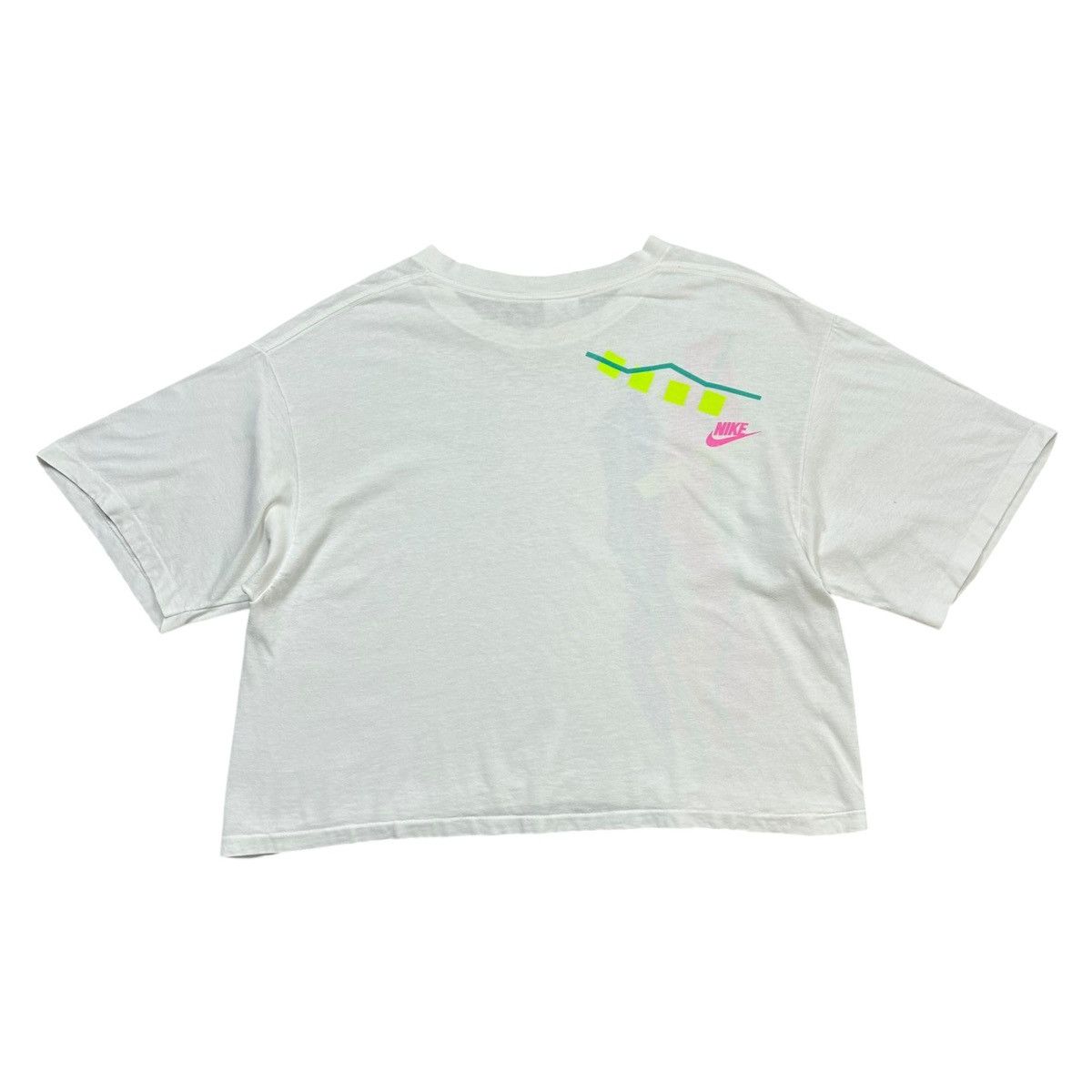 Nike × Vintage RARE VTG 90s NIKE ANDRE AGASSI TENNIS T-SHIRT SHORT LENGTH Size US M / EU 48-50 / 2 - 2 Thumbnail