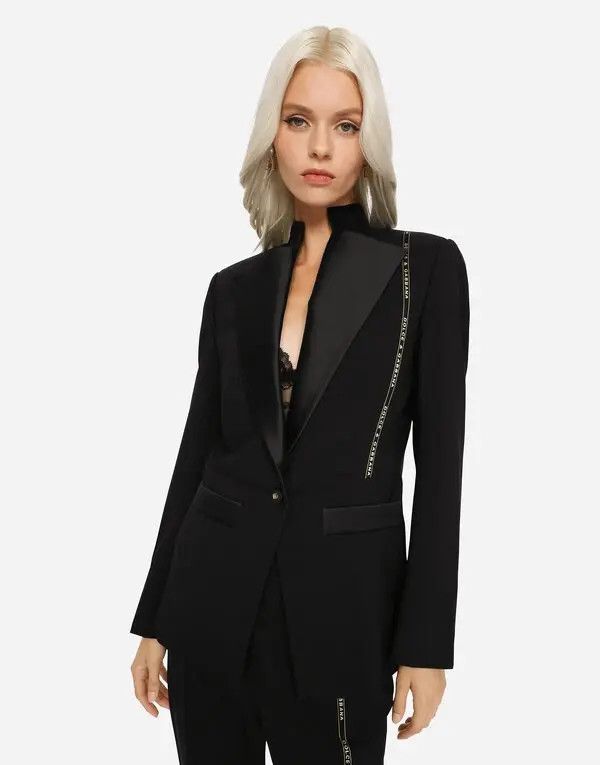 Dolce & Gabbana o1y0825 Blazer in Black Size M / US 6-8 / IT 42-44 - 2 Thumbnail