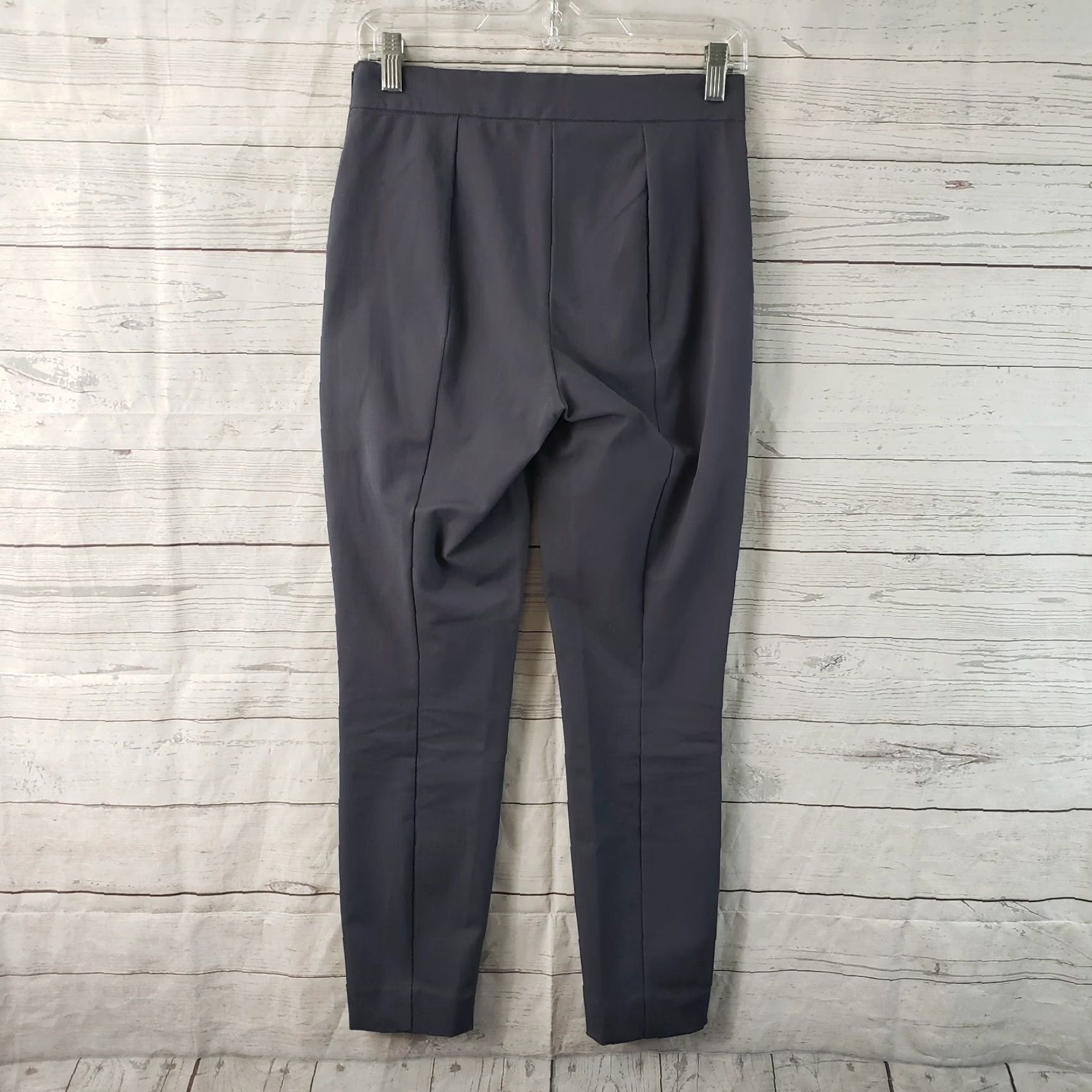 Everlane Everlane Pants Size 2 Gray Mid Rise Cotton Blend Side Zip Skinny Cropped Womens Size 26" / US 2 / IT 38 - 3 Thumbnail