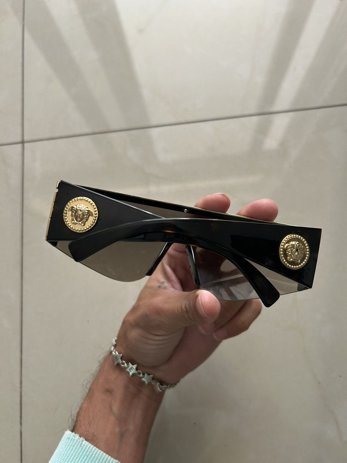 Versace Versace Shield Style Glasses Size ONE SIZE - 2 Thumbnail