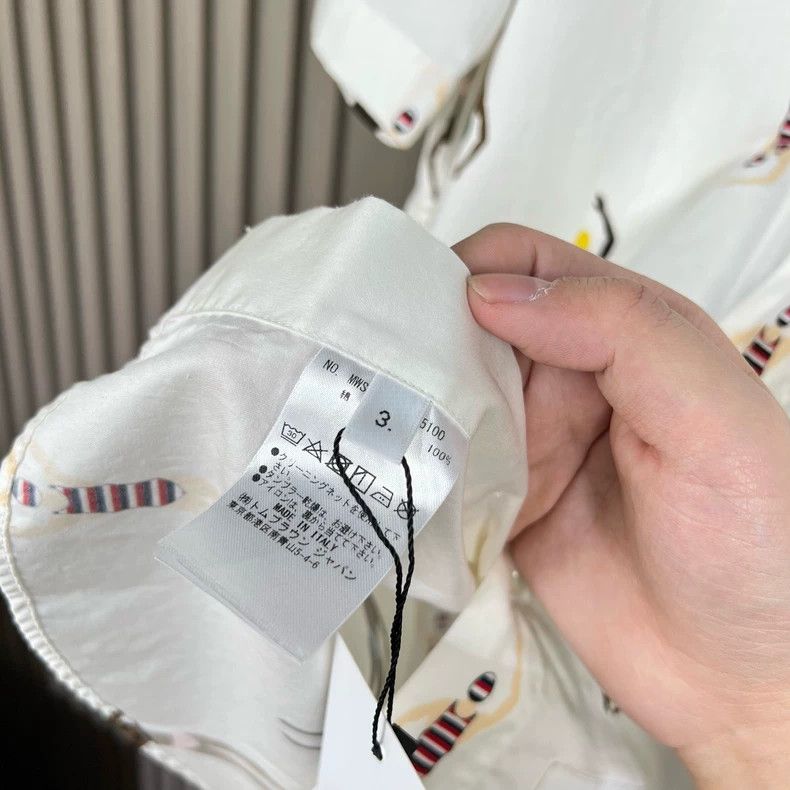 Thom Browne Thom Browne size3 Figure short-sleeved shirt Size US L / EU 52-54 / 3 - 6 Thumbnail