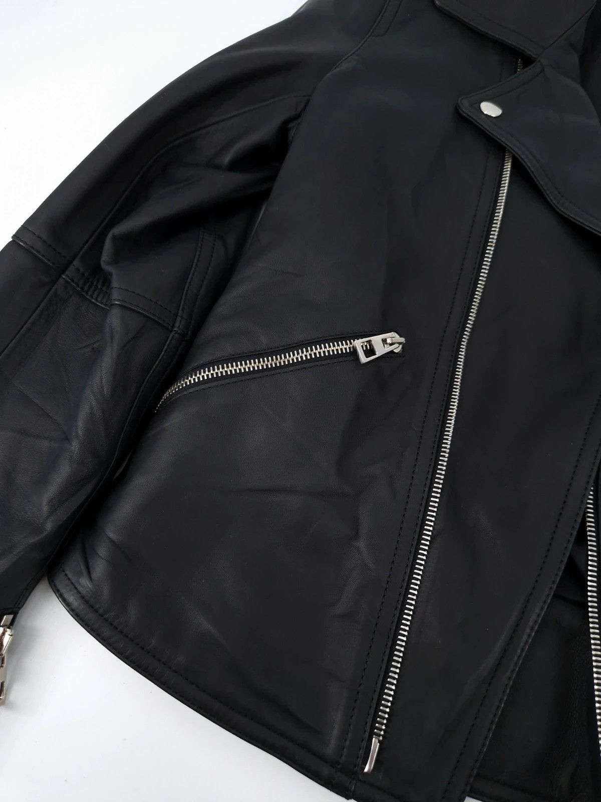 Loewe Loewe Nappa Lambskin Biker Jacket Size XS / US 0-2 / IT 36-38 - 10 Thumbnail