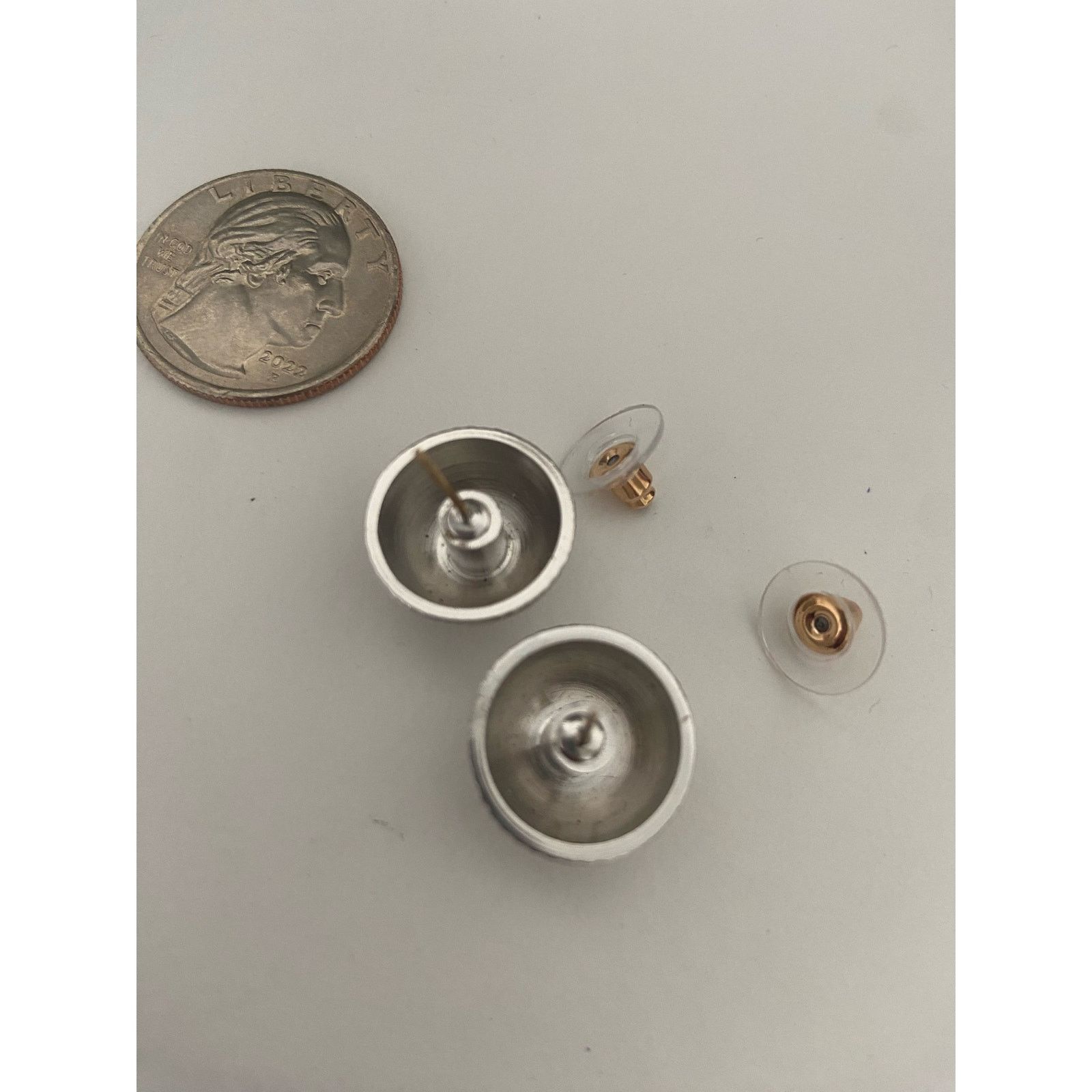 Other round stud earrings silver tone Size ONE SIZE - 4 Thumbnail