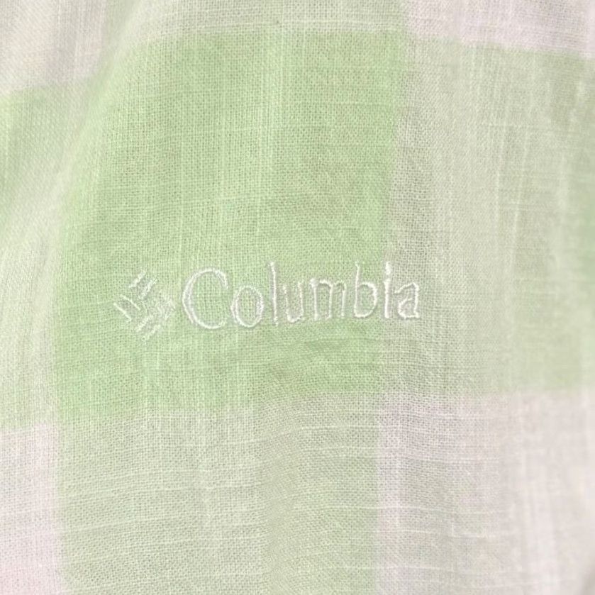 Vintage Columbia Camp Henry Womens S Long Sleeve Gingham Button-Up Shirt Picnic Lightweight Green Check Shirt Women’s Small LS Size S / US 4 / IT 40 - 6 Thumbnail