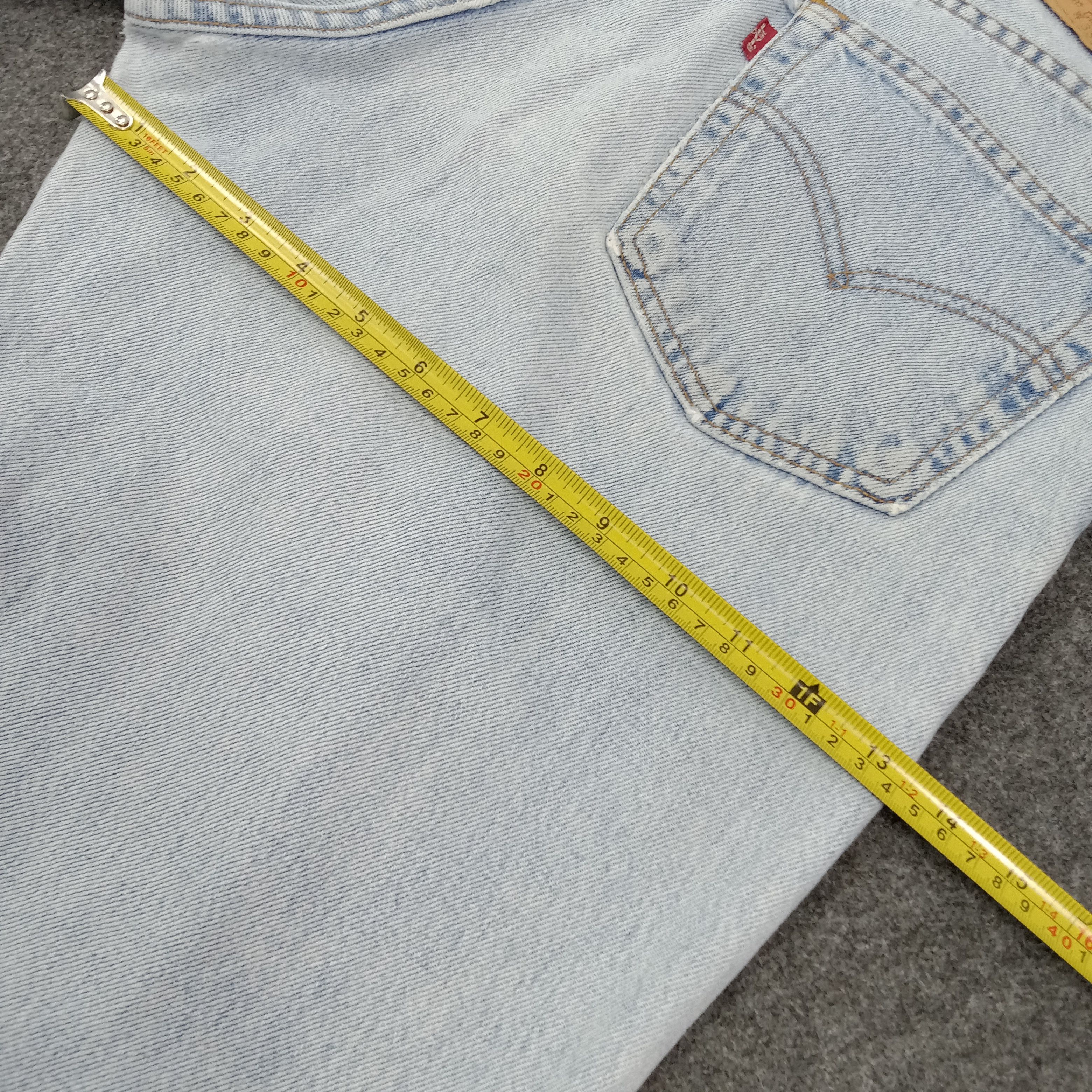 Levi's Levis 560 Red Tab Loose Fit Distressed Denim Jeans C265N10 Size US 33 - 11 Thumbnail