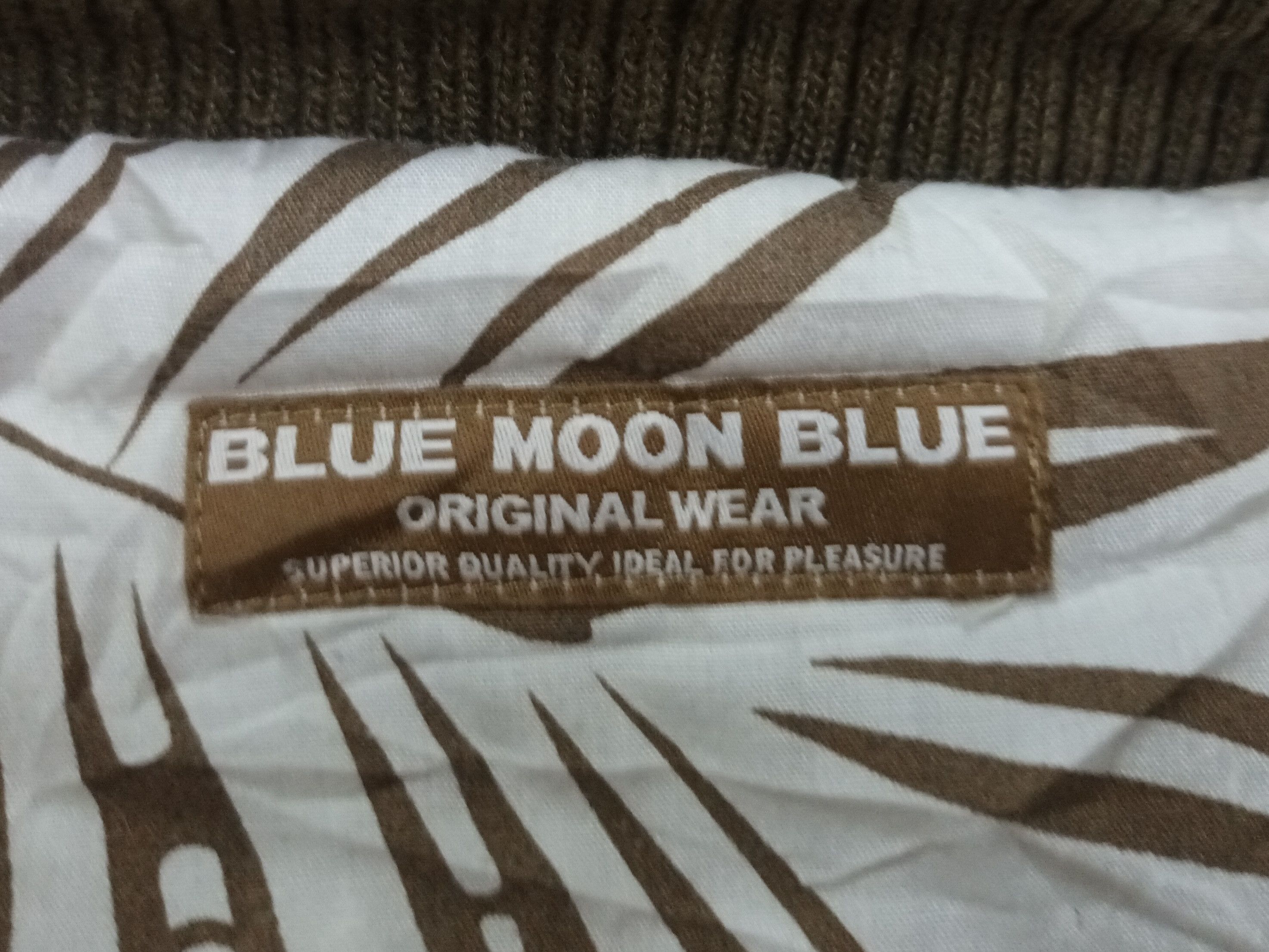 Other 🔥 BLUE MOON BLUE ALOHA HAWAII HOODIE JACKET Size US M / EU 48-50 / 2 - 4 Thumbnail
