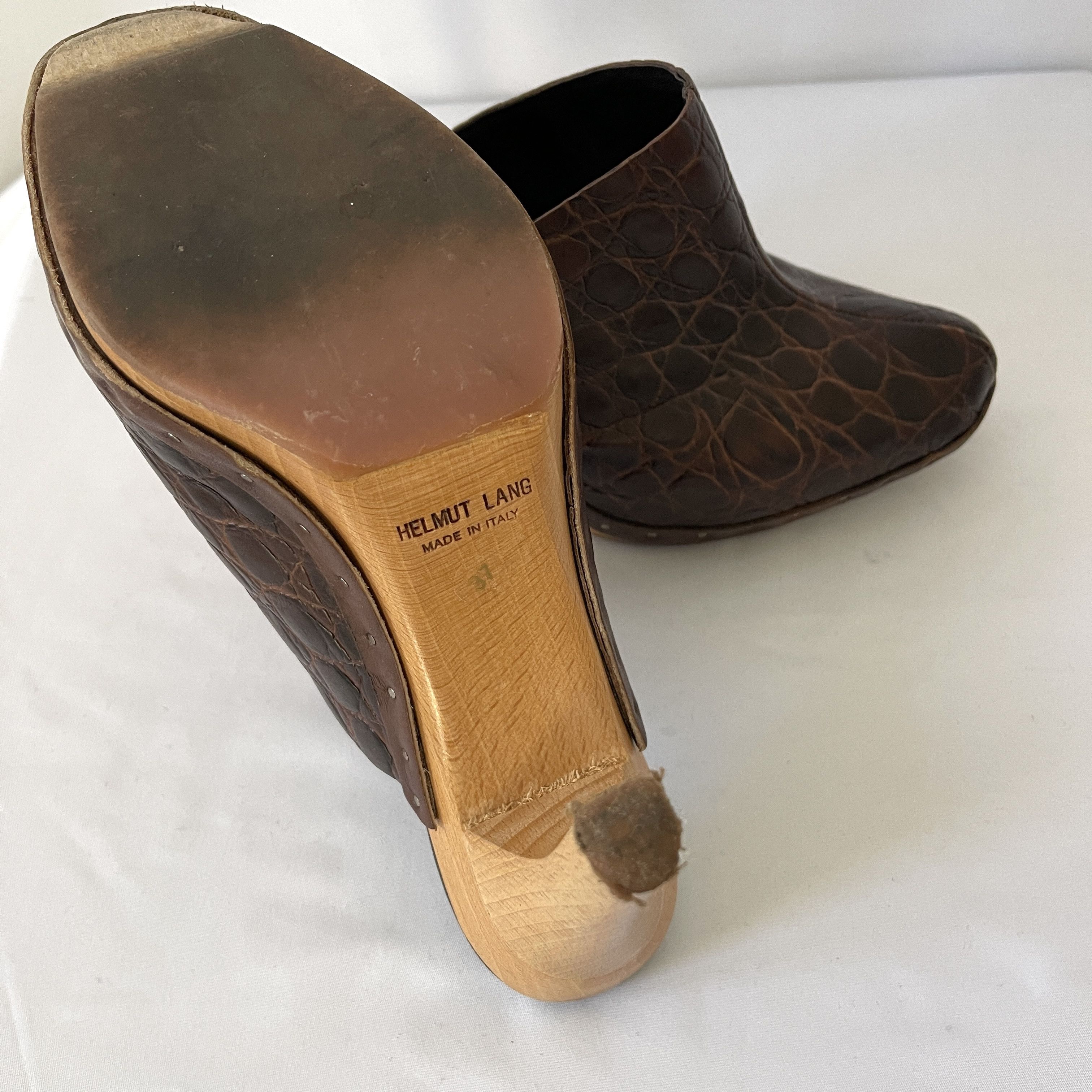 Helmut Lang HELMUT LANG Mules Archive 2005 size 37 Size US 7 / IT 37 - 6 Thumbnail