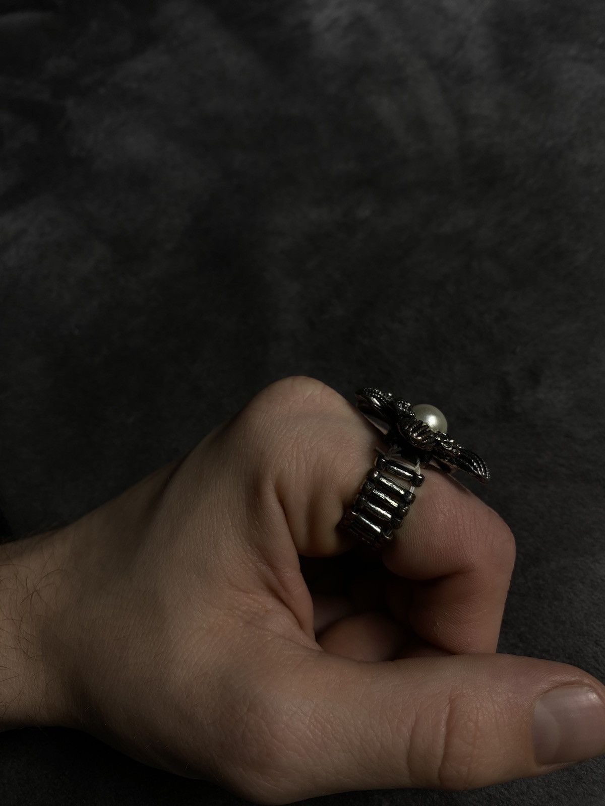 Japanese Brand Futuristic Japanese Style Vintage Ring Size ONE SIZE - 3 Thumbnail