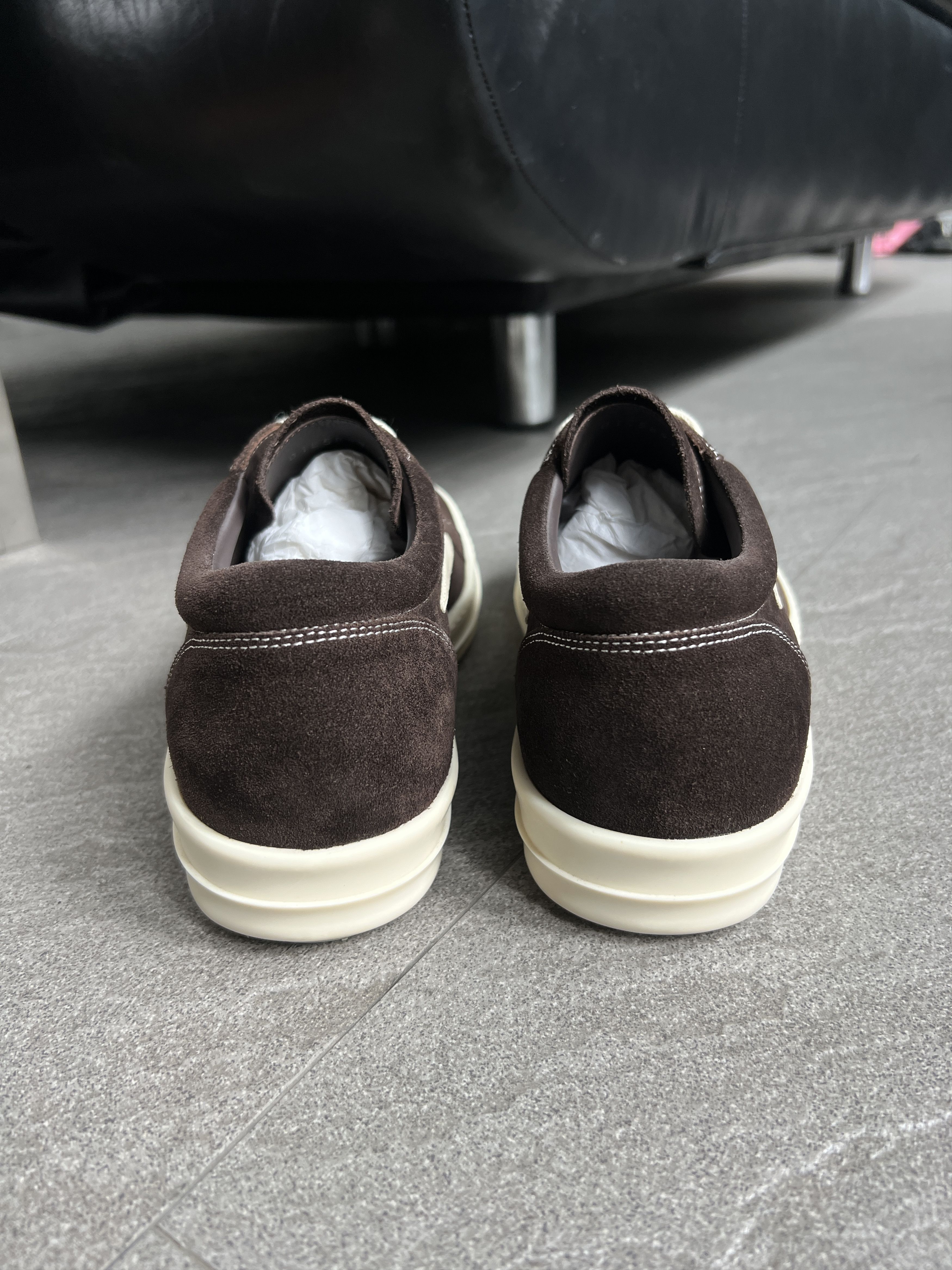 Rick Owens Rick Owens Vans Sneaks Mahogany Milk EU42 New Size US 9 / EU 42 - 5 Thumbnail