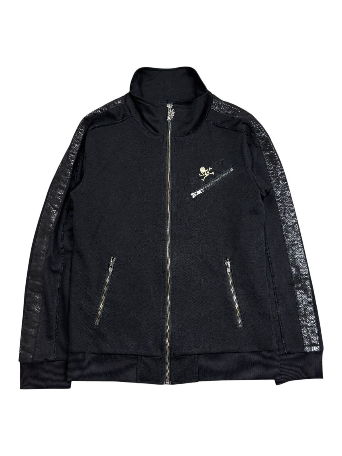 14th Addiction 2000s Bernings Sho - Tapped Snake Skin Track Top Jacket Size US M / EU 48-50 / 2 - 1 Thumbnail