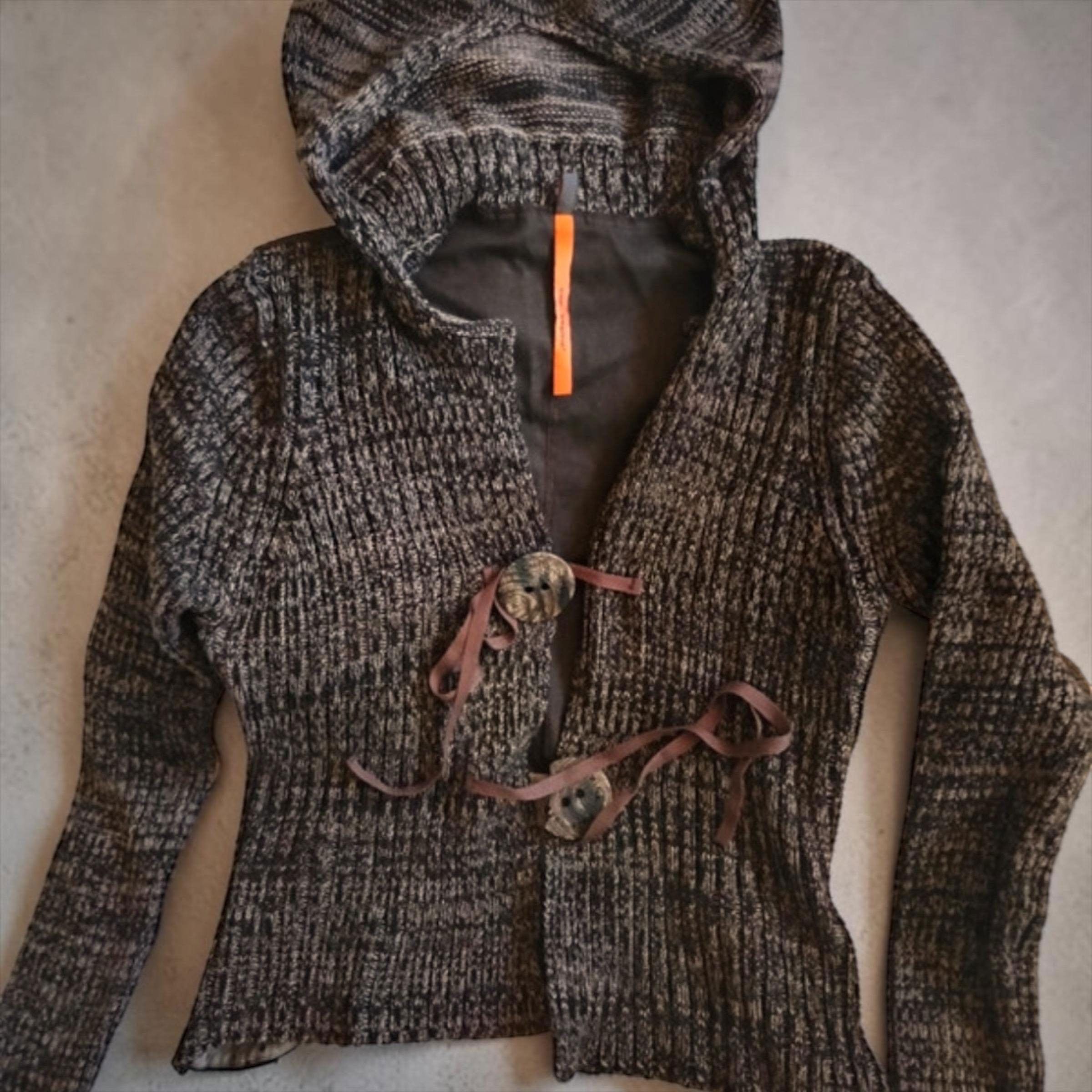 Other The Cop Copine “Couture” Beret Knitted Hooded Cardigan Size ONE SIZE - 7 Thumbnail