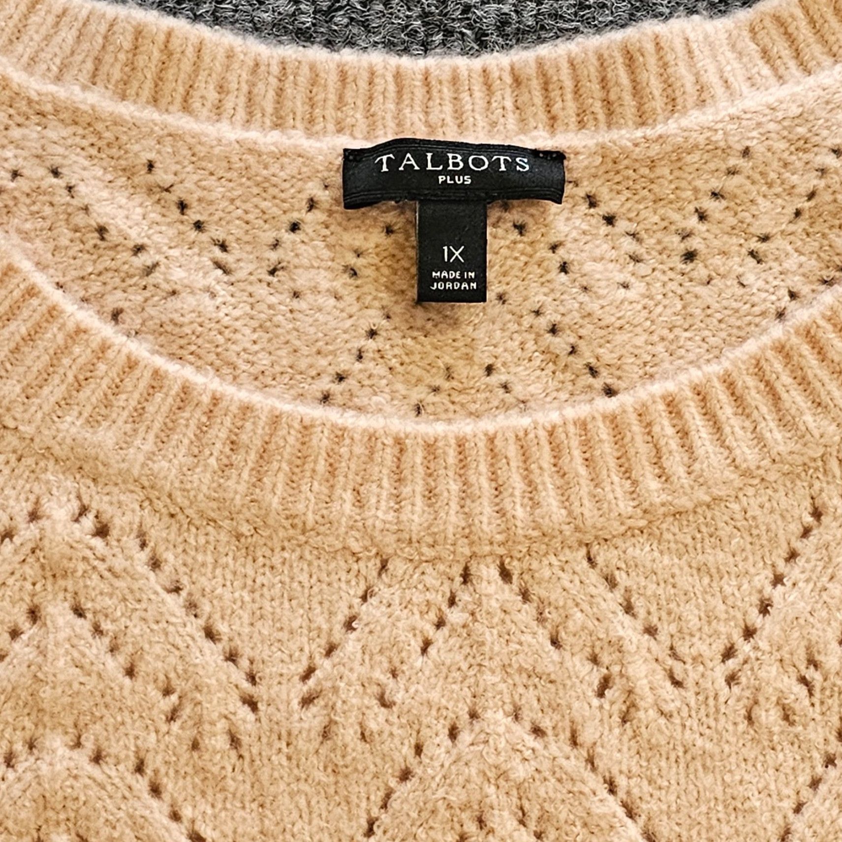 Talbots Talbots Sweater Top Womens 1X Pink Soft Long Sleeve Round Neck Casual Career Top Size XL / US 12-14 / IT 48-50 - 3 Thumbnail