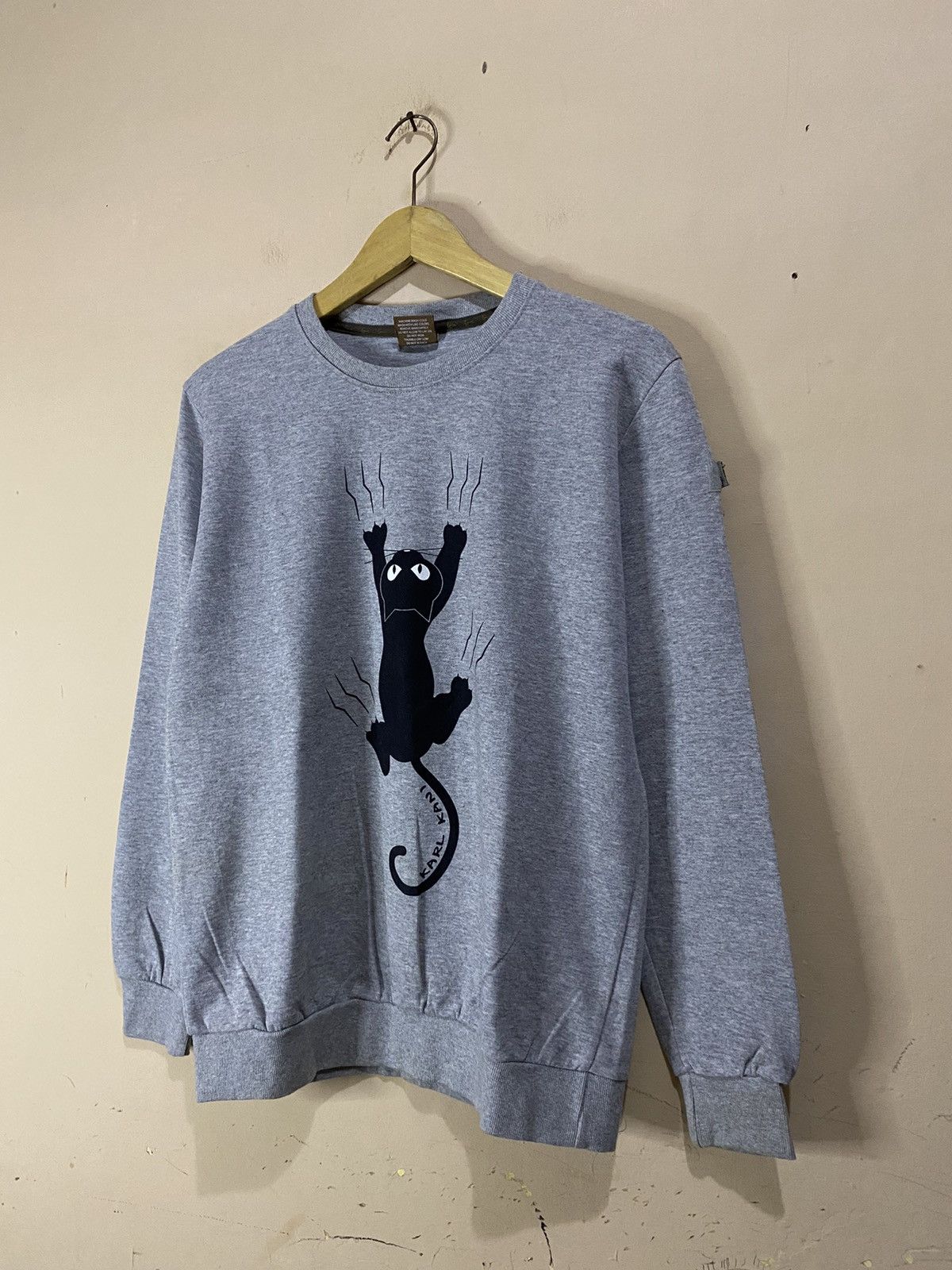 Ecko Unltd. × Fubu × Karl Kani Vintage Karl Kani Cat Logo Sweatshirt Size US M / EU 48-50 / 2 - 2 Thumbnail