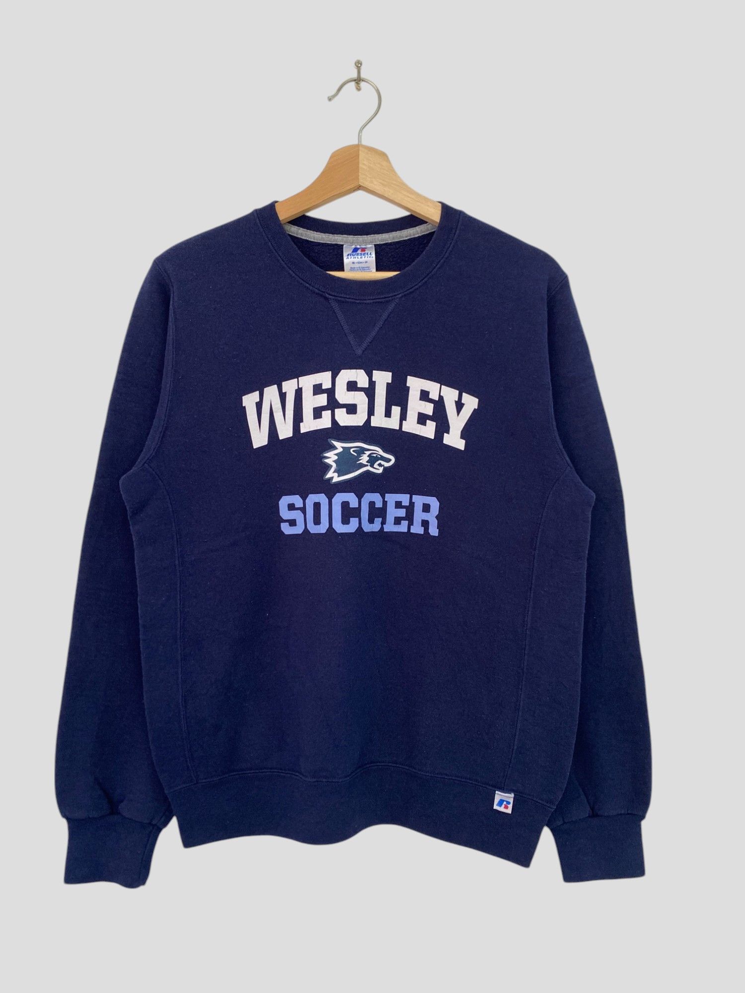 Other Wesley Soccer College Sweatshirt Blue Small Size Size US S / EU 44-46 / 1 - 1 Thumbnail
