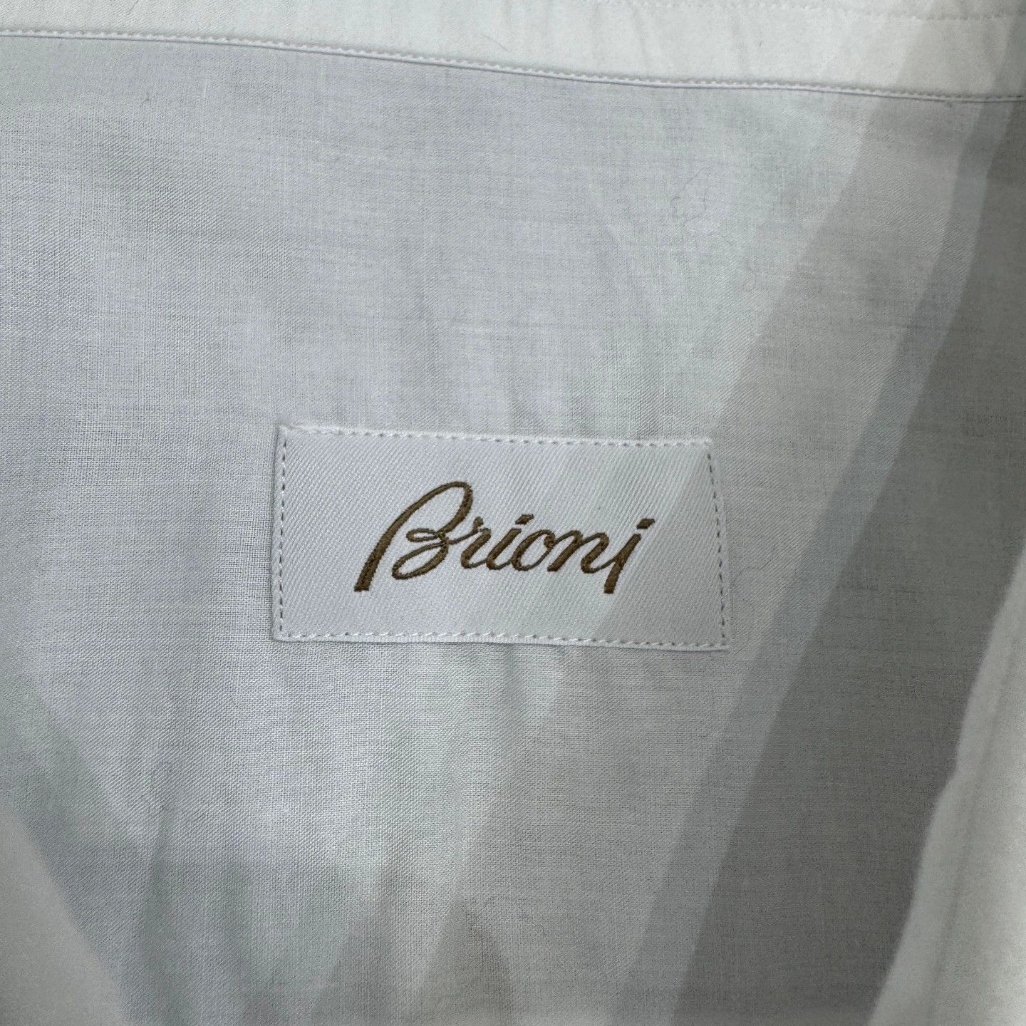 Brioni Brioni White Stained Shirt 98 New 44 Size US S / EU 44-46 / 1 - 3 Thumbnail