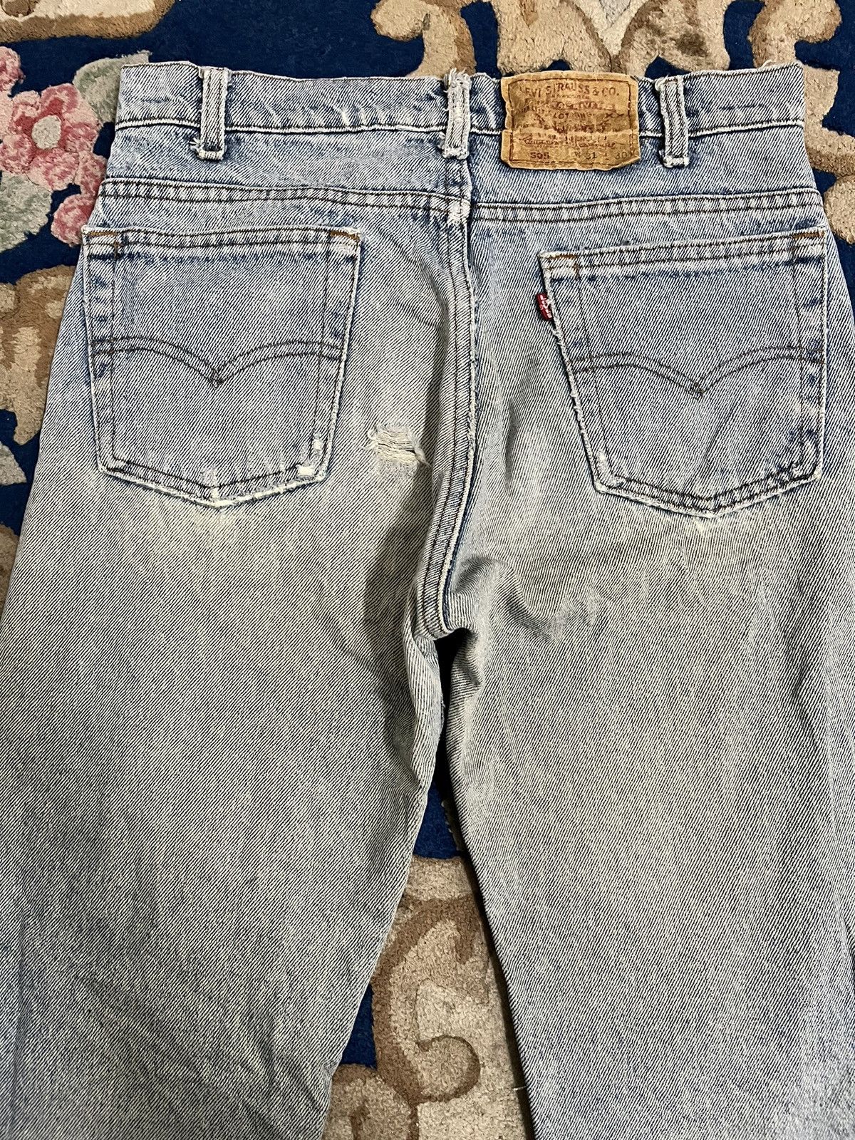 Levi's Levis 80’s 505 Disstressed Denim Size US 29 - 10 Thumbnail