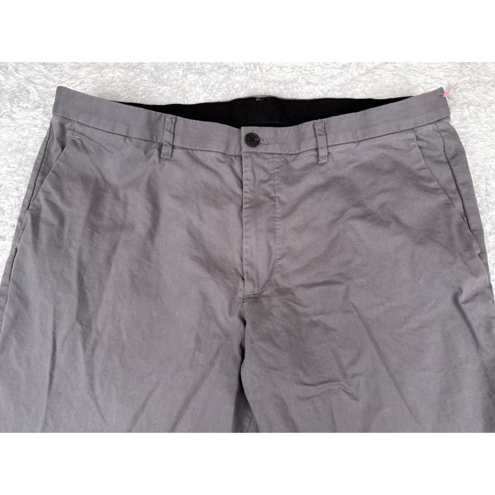 Bonobos Bonobos Men 38 Gray Straight Leg Pants Nylon Cotton Blend Pockets 38x32 Slimming Activewear Khakis Size US 38 / EU 54 - 4 Thumbnail