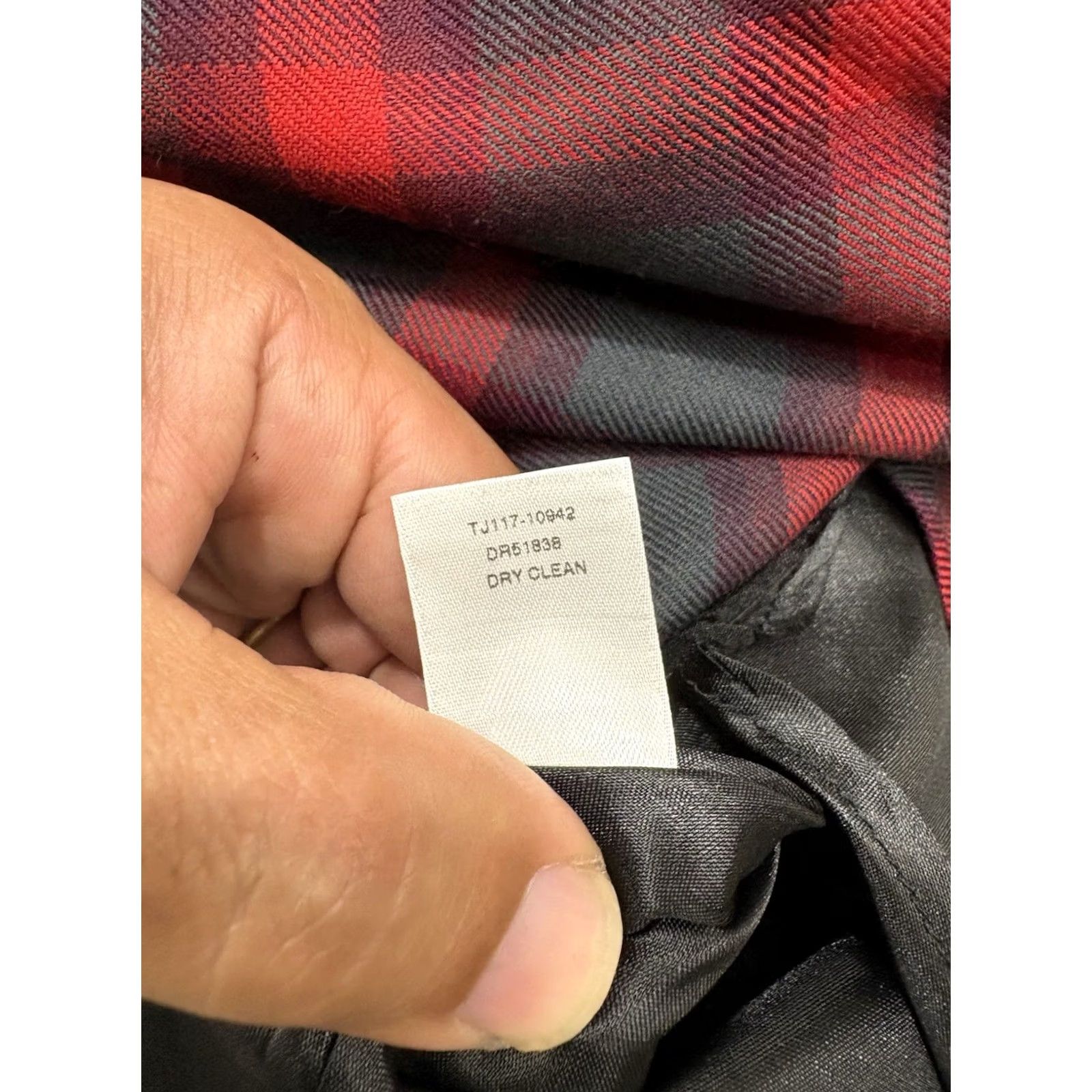 Pendleton Pendleton Dress 100% Virgin Wool Plaid V-Neck Red Midi A-Line Women 8 NWT USA Size M / US 6-8 / IT 42-44 - 5 Thumbnail