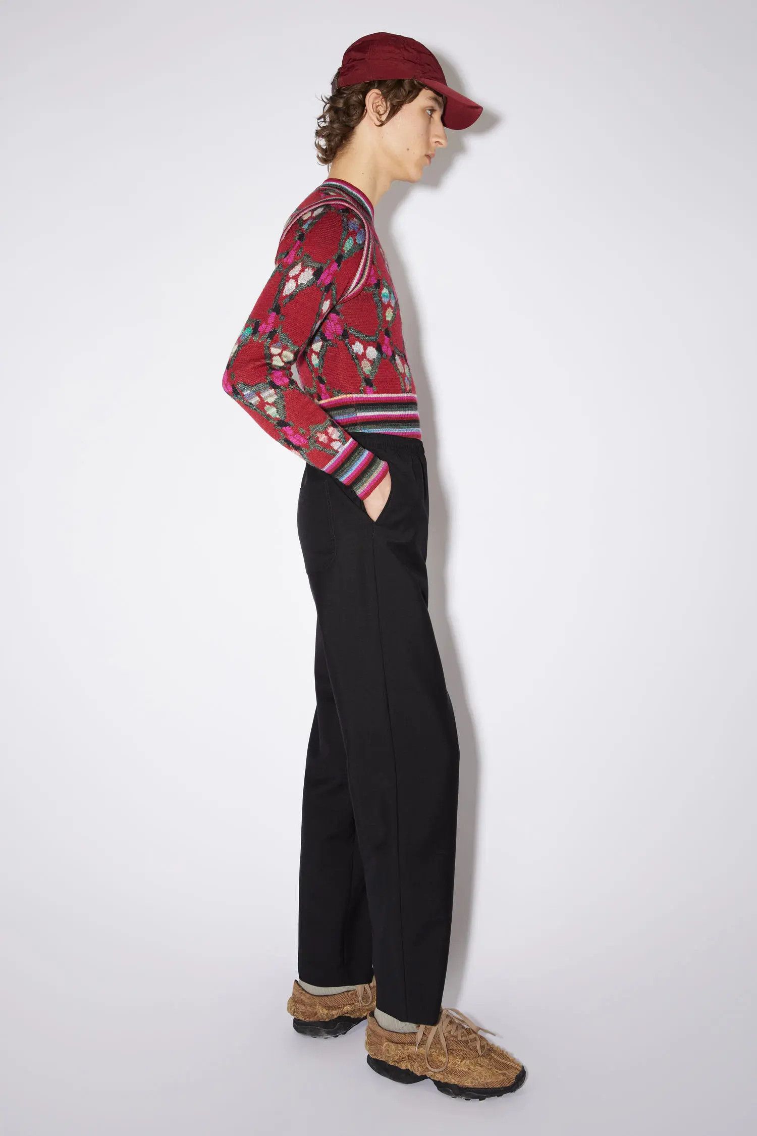 Acne Studios Loose Fit Suit Trousers In Black Size US 32 / EU 48 - 7 Thumbnail