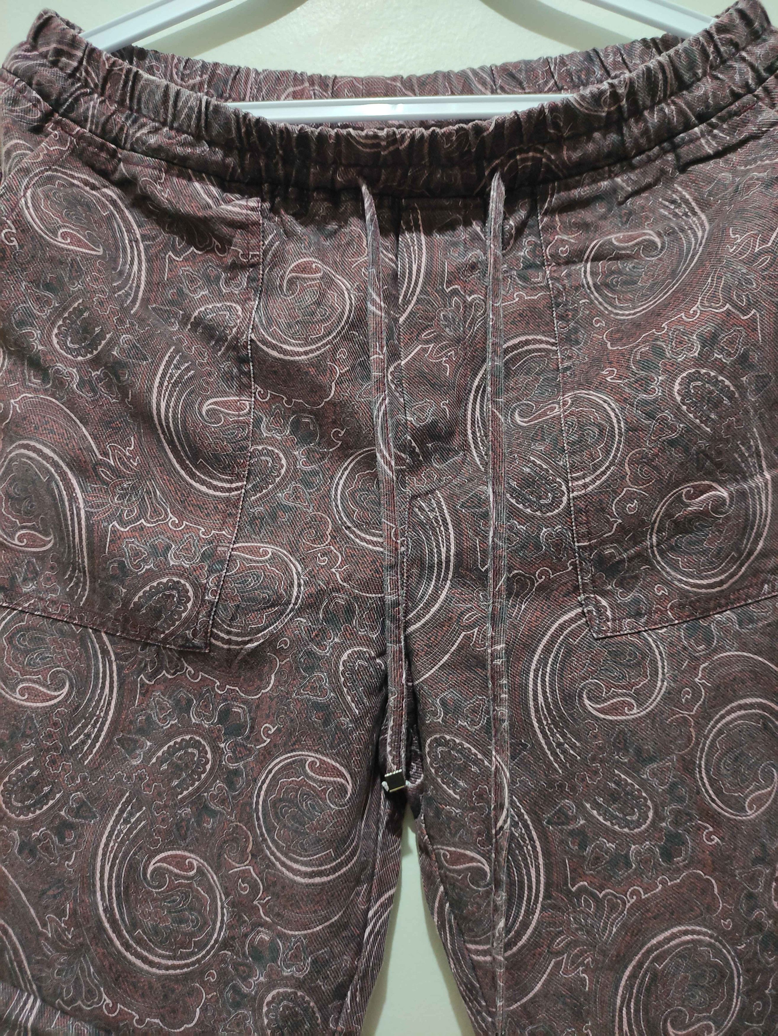 Zara Zara drawstring Paisley pants Size US 32 / EU 48 - 7 Thumbnail
