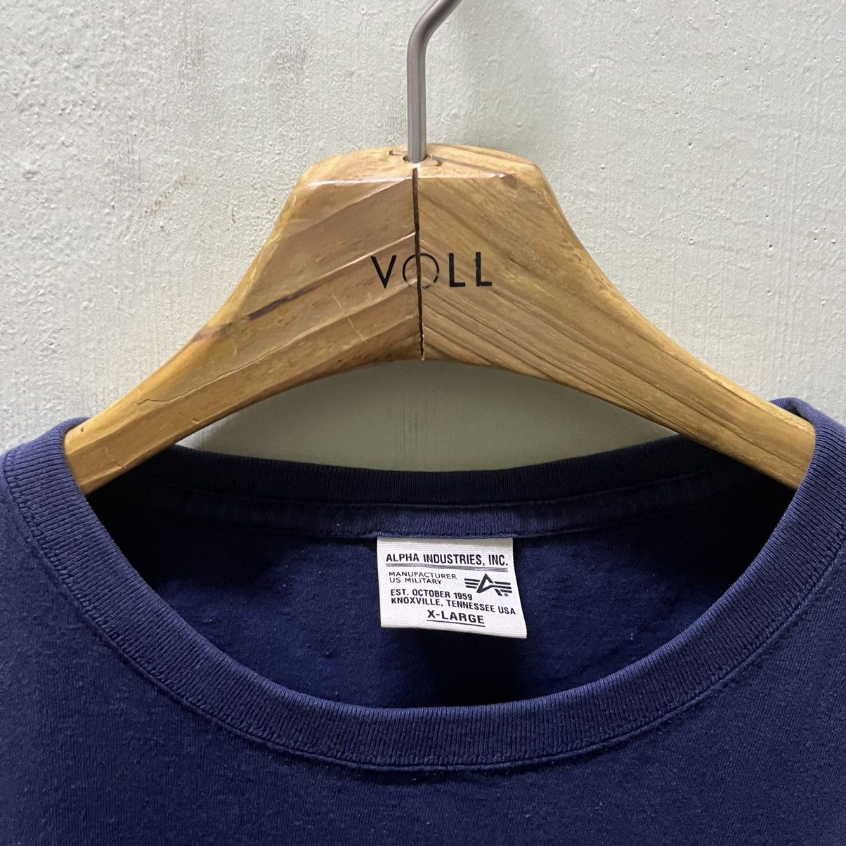 Alpha Industries Sunfaded Vintage Alpha Industries Logo Tees Size US L / EU 52-54 / 3 - 8 Thumbnail