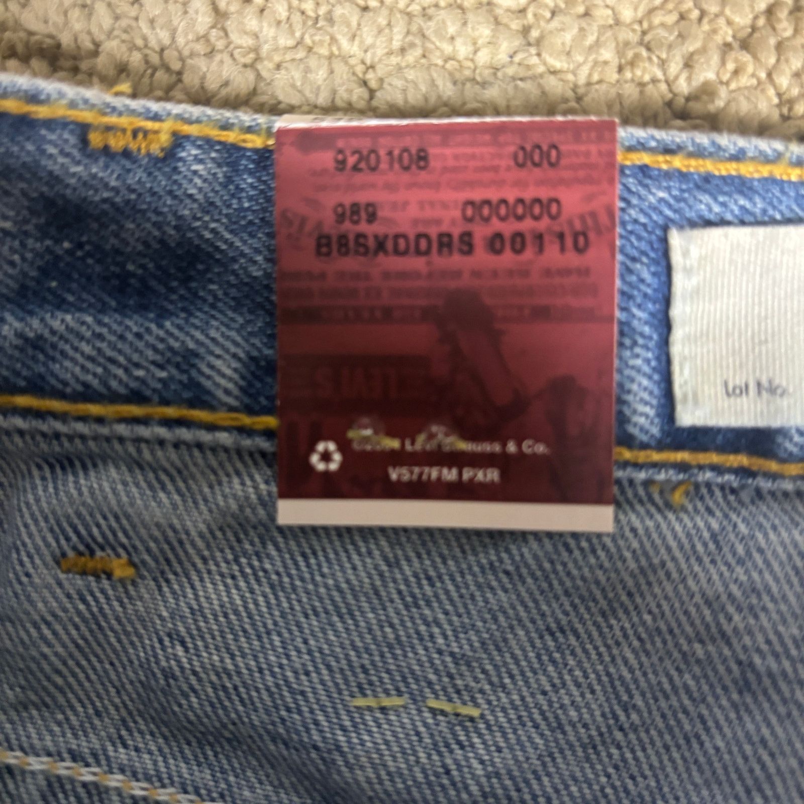 Levi's vintage y2k 2004 NWT Levis Slim Fit 512 Deadstock jeans 38 Size US 38 / EU 54 - 7 Thumbnail