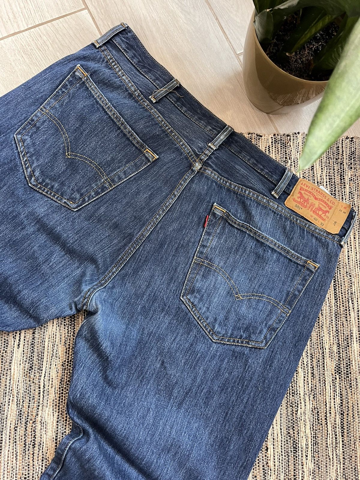 Levi's × Vintage Levis 501 denim jeans workwear distressed style Size US 40 / EU 56 - 8 Thumbnail