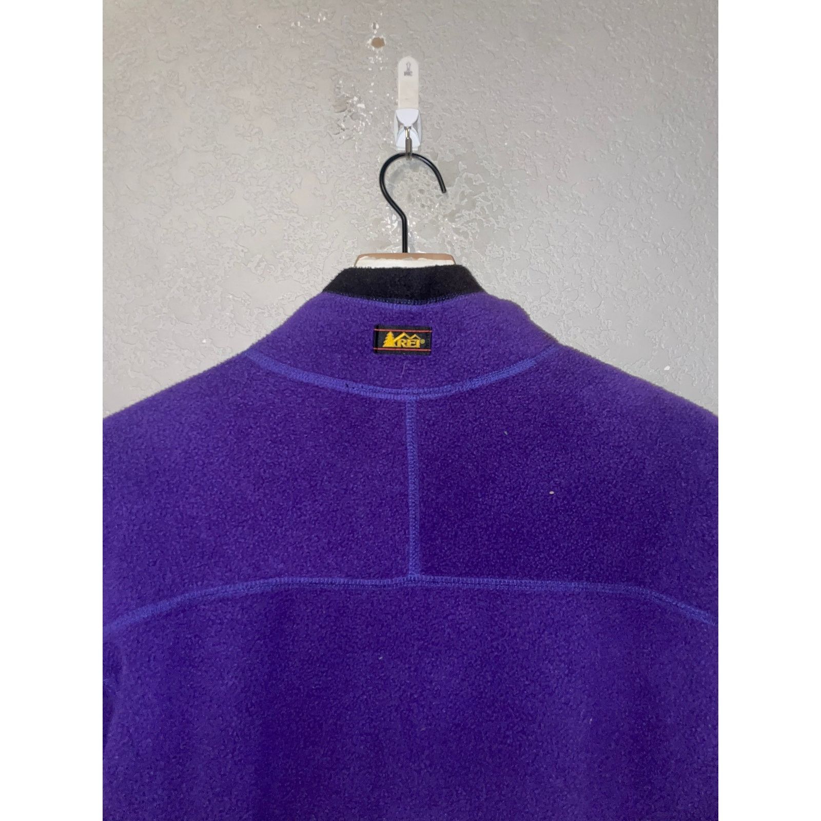 Rei Womens REI Fleece Jacket Vintage Outdoor Purple Sweatshirt 6 Size M / US 6-8 / IT 42-44 - 9 Thumbnail