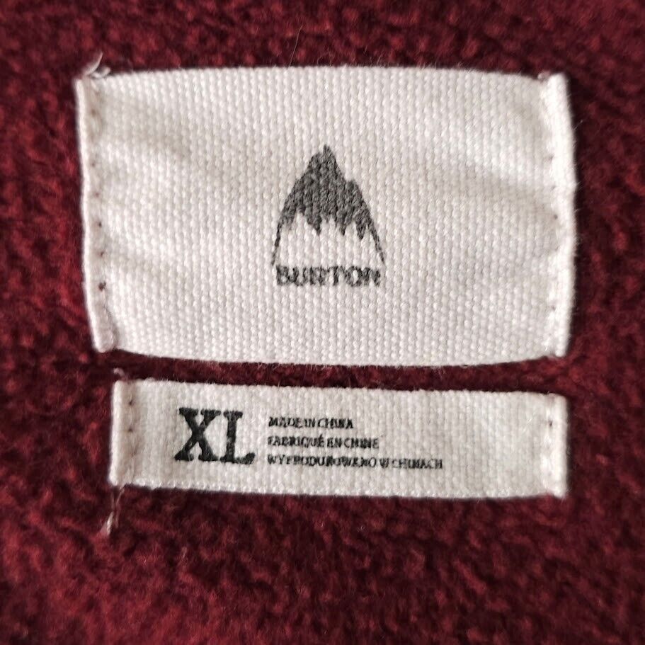 Burton Burton Sweatshirt Hoodie Mens Size XL Red Snowboarding Size US XL / EU 56 / 4 - 5 Thumbnail