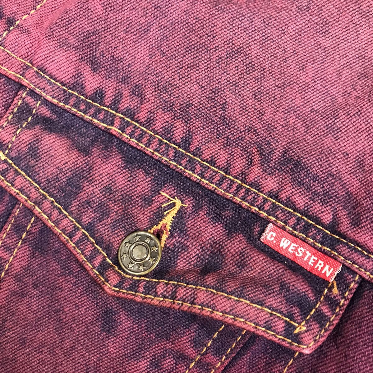 Other CLASSIC WESTERN TRUCKER DENIM FADED JACKET Size US L / EU 52-54 / 3 - 6 Thumbnail