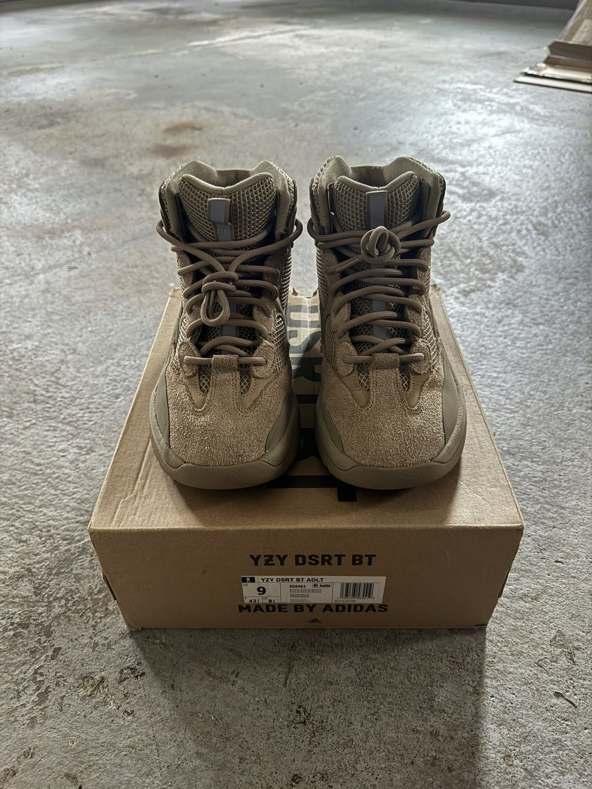 image of Yeezy Season Yeezy Desert Boot ‘Rock’ Sz9 in Beige, Men's