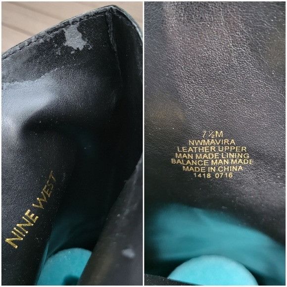 Nine West Nine West Mavira Black Leather Over The Knee OTK Equestrian Size US 7.5 / IT 37.5 - 8 Thumbnail